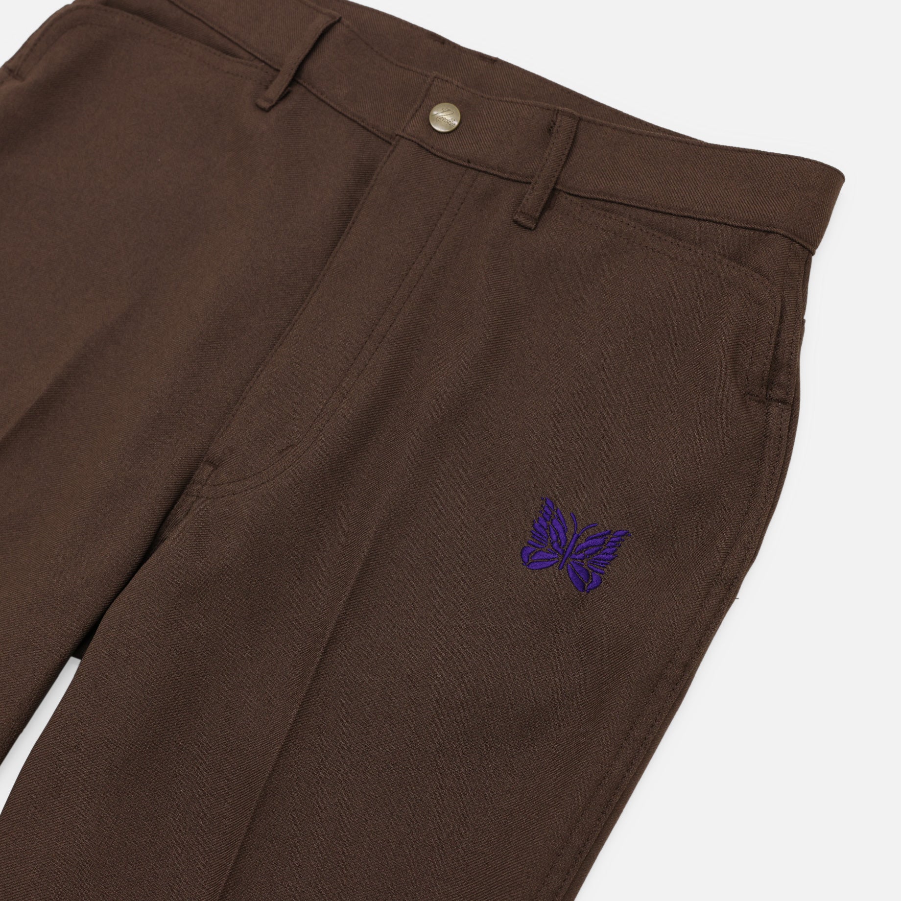 BOOT - CUT JEAN - POLY TWILL(BROWN)