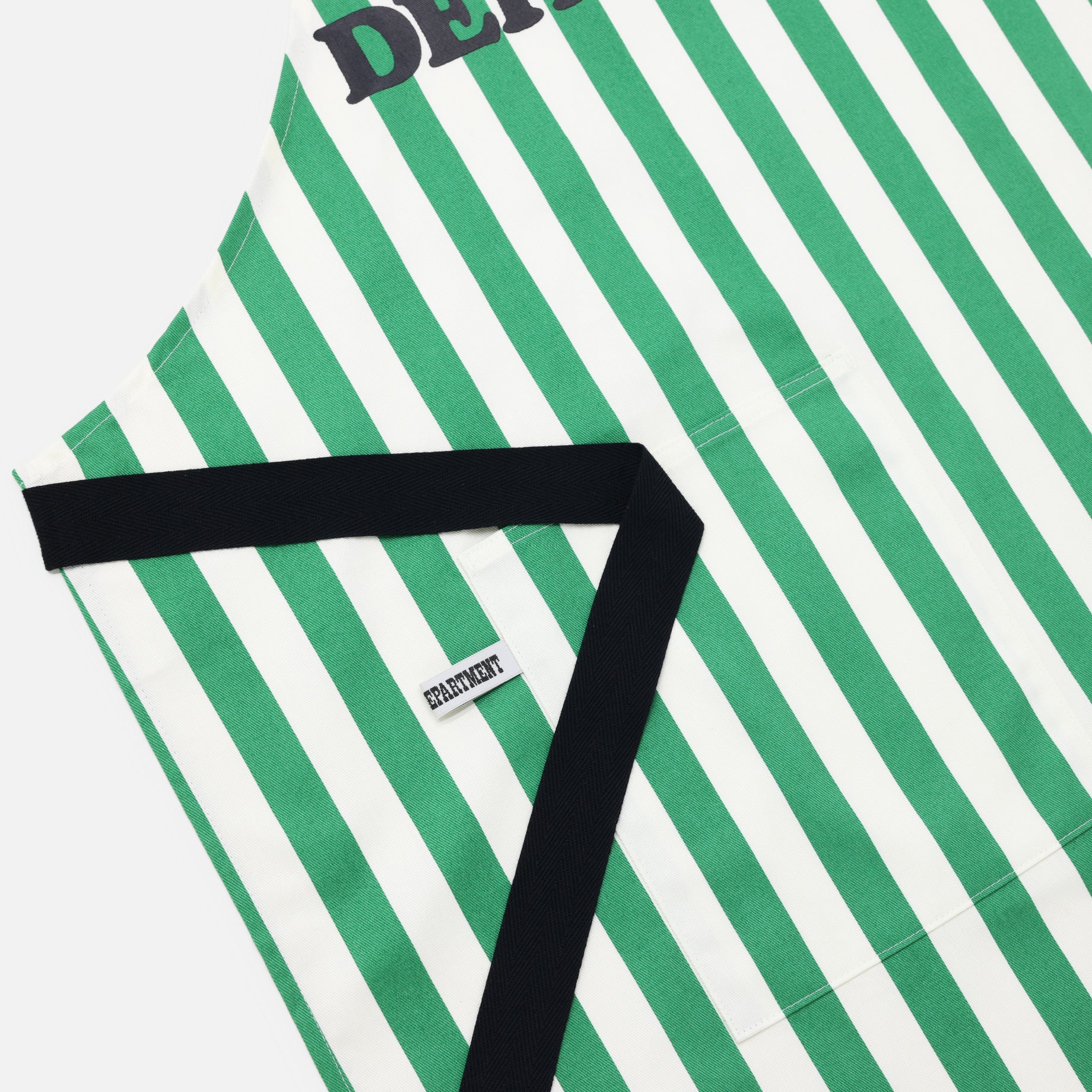 APRON MARKET STRIPE(GREEN)