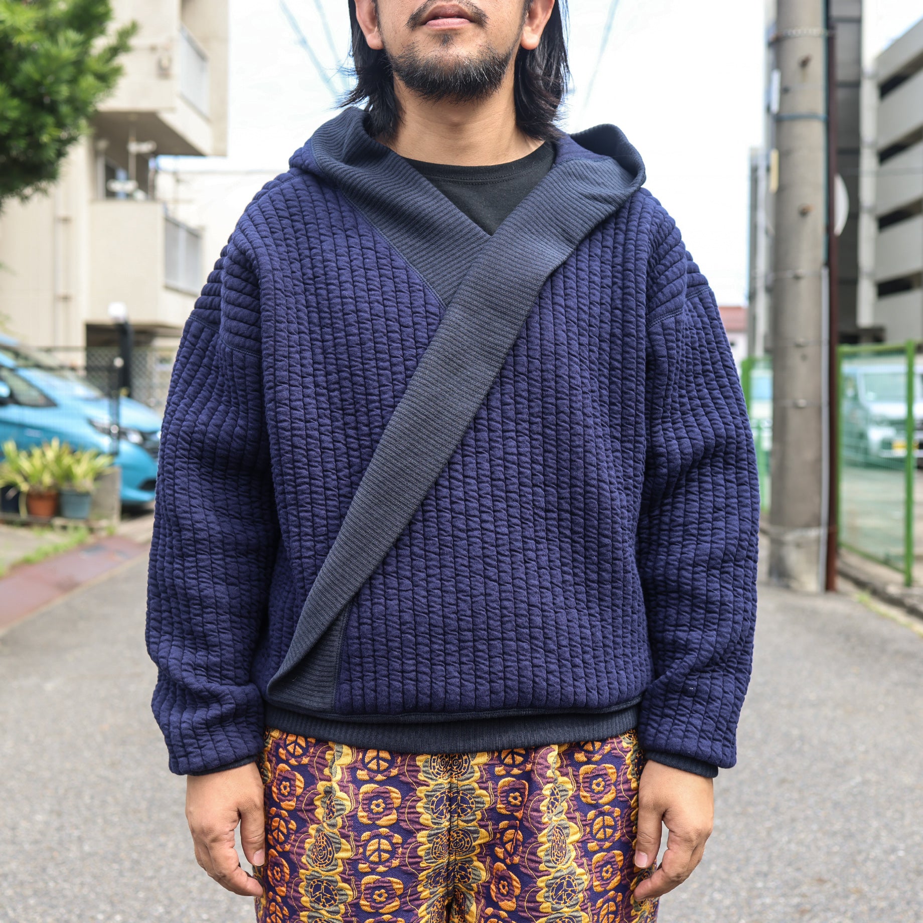 OBI-ONE HOODIE(NAVY)