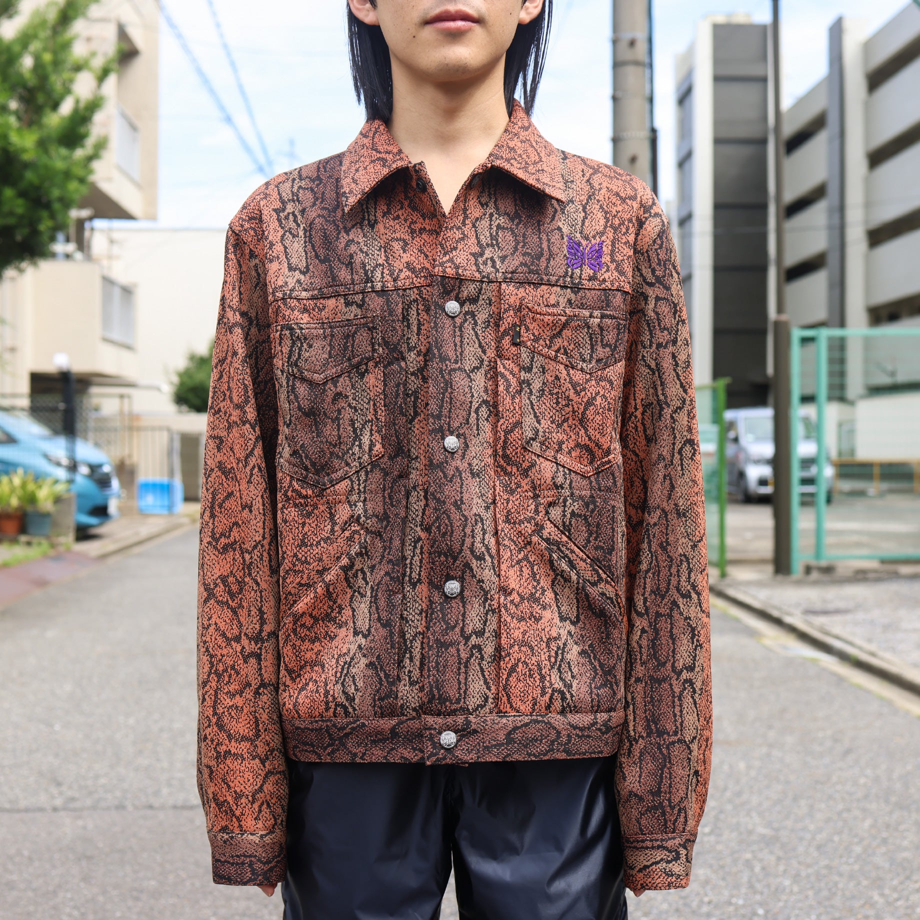PENNY JEAN JACKET - POLY JQ.(PYTHON)