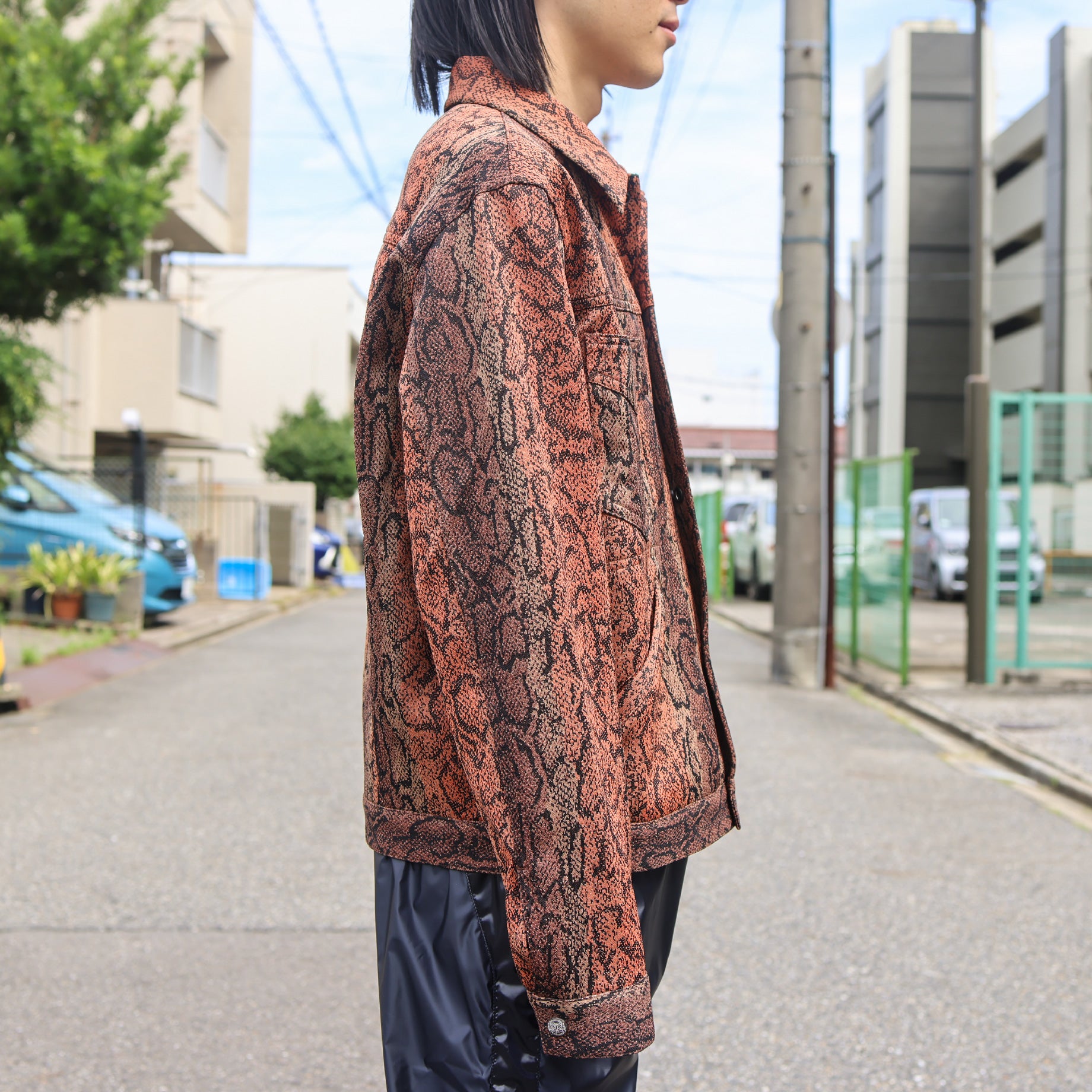 PENNY JEAN JACKET - POLY JQ.(PYTHON)
