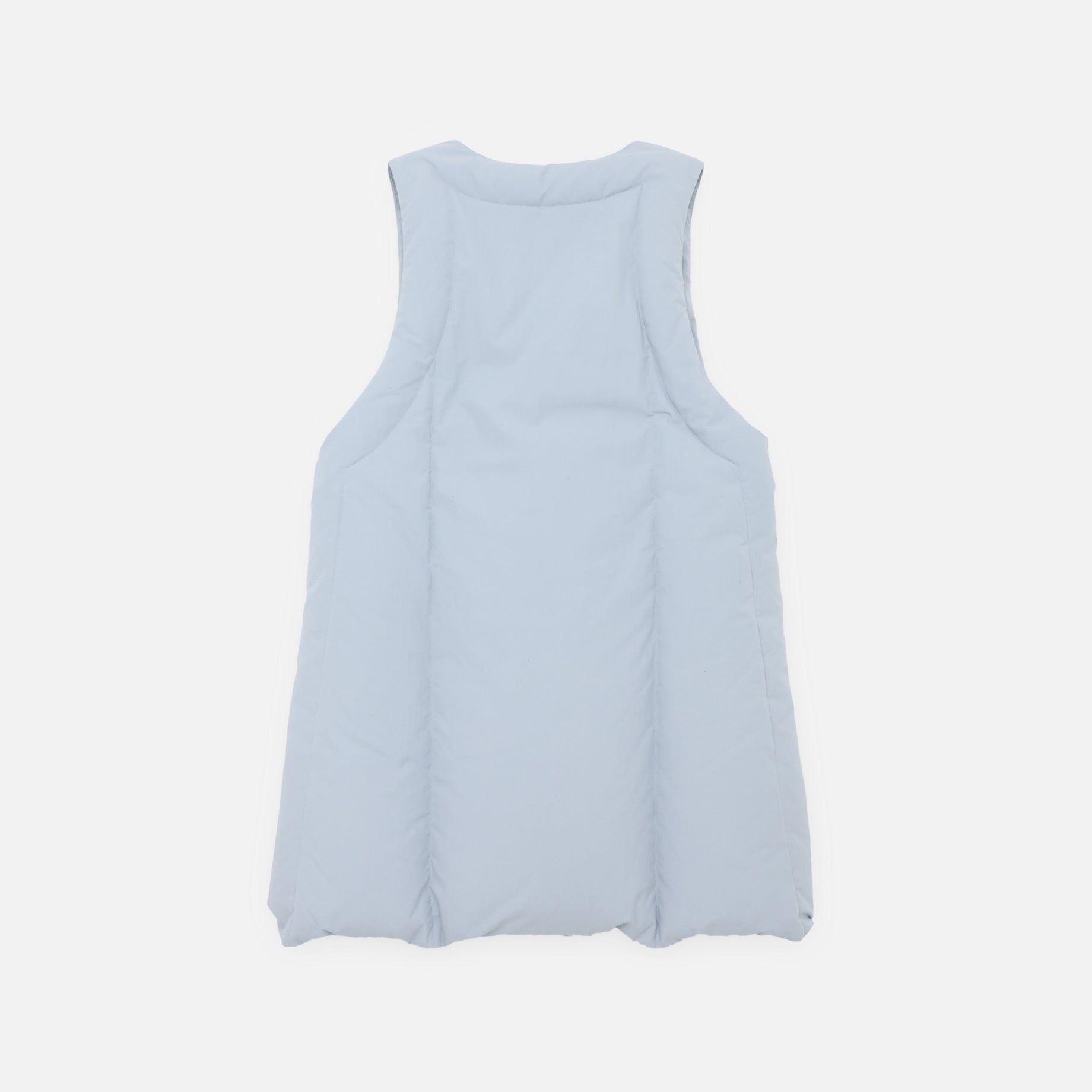 LONG DOWN VEST(LT.GREY)