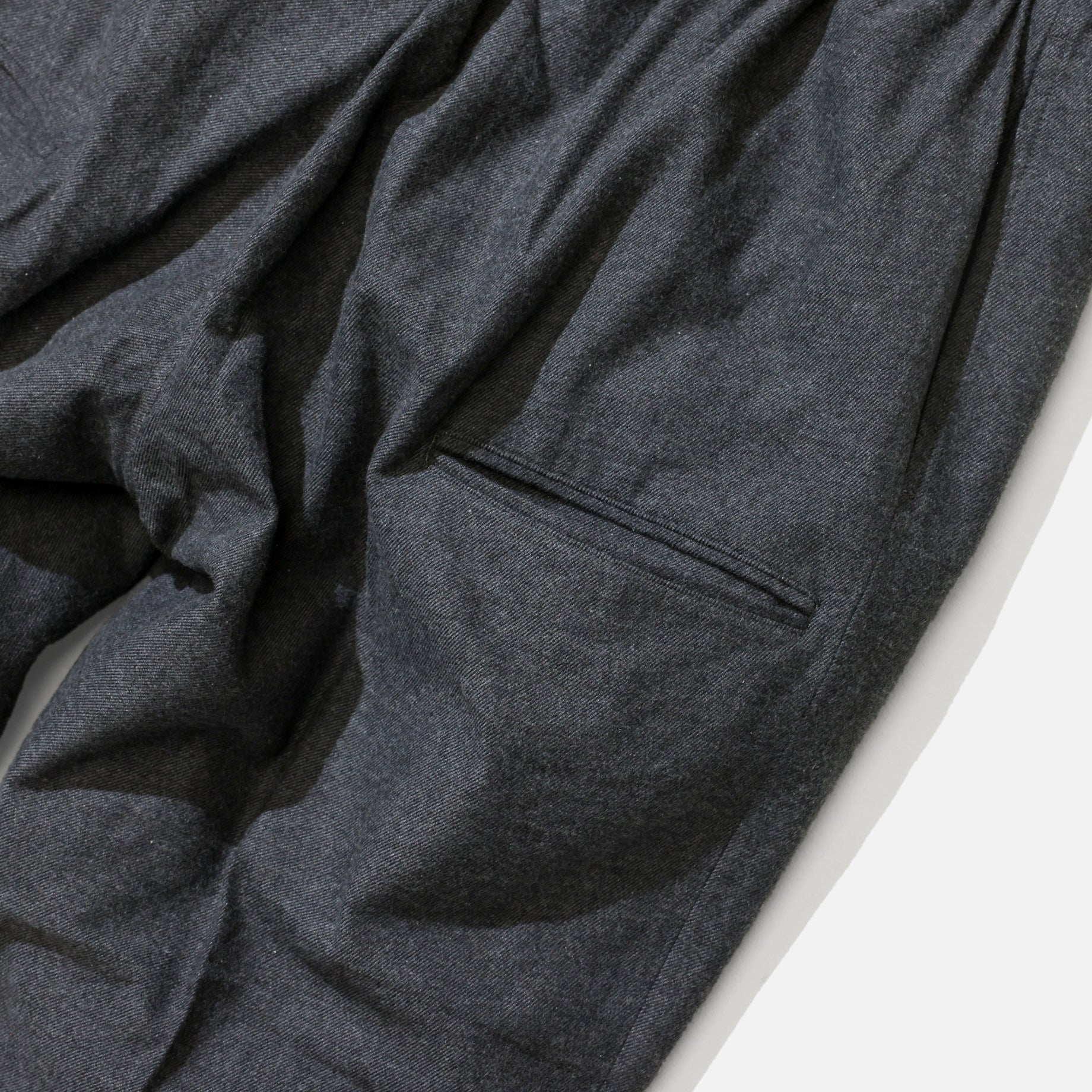 FLANNEL PANTS (CHARCOAL)