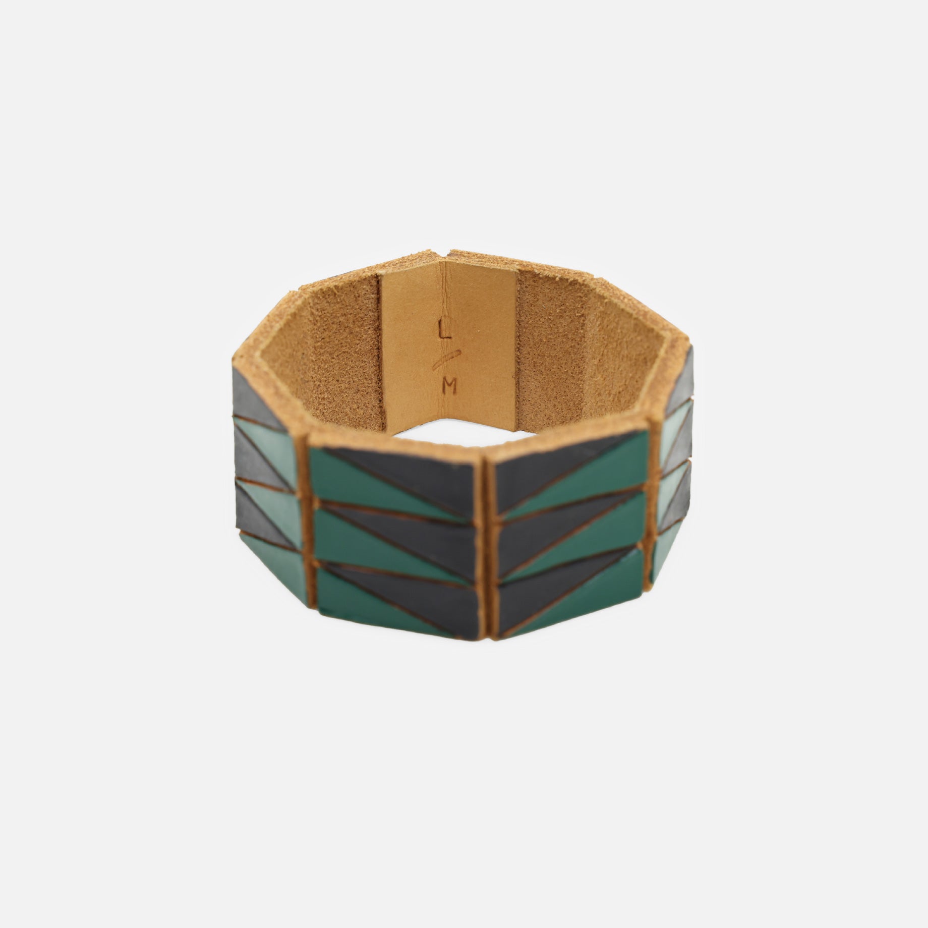 LAUREN MANOOGIAN PATTERN CUFF(BLACK x HUNTER)