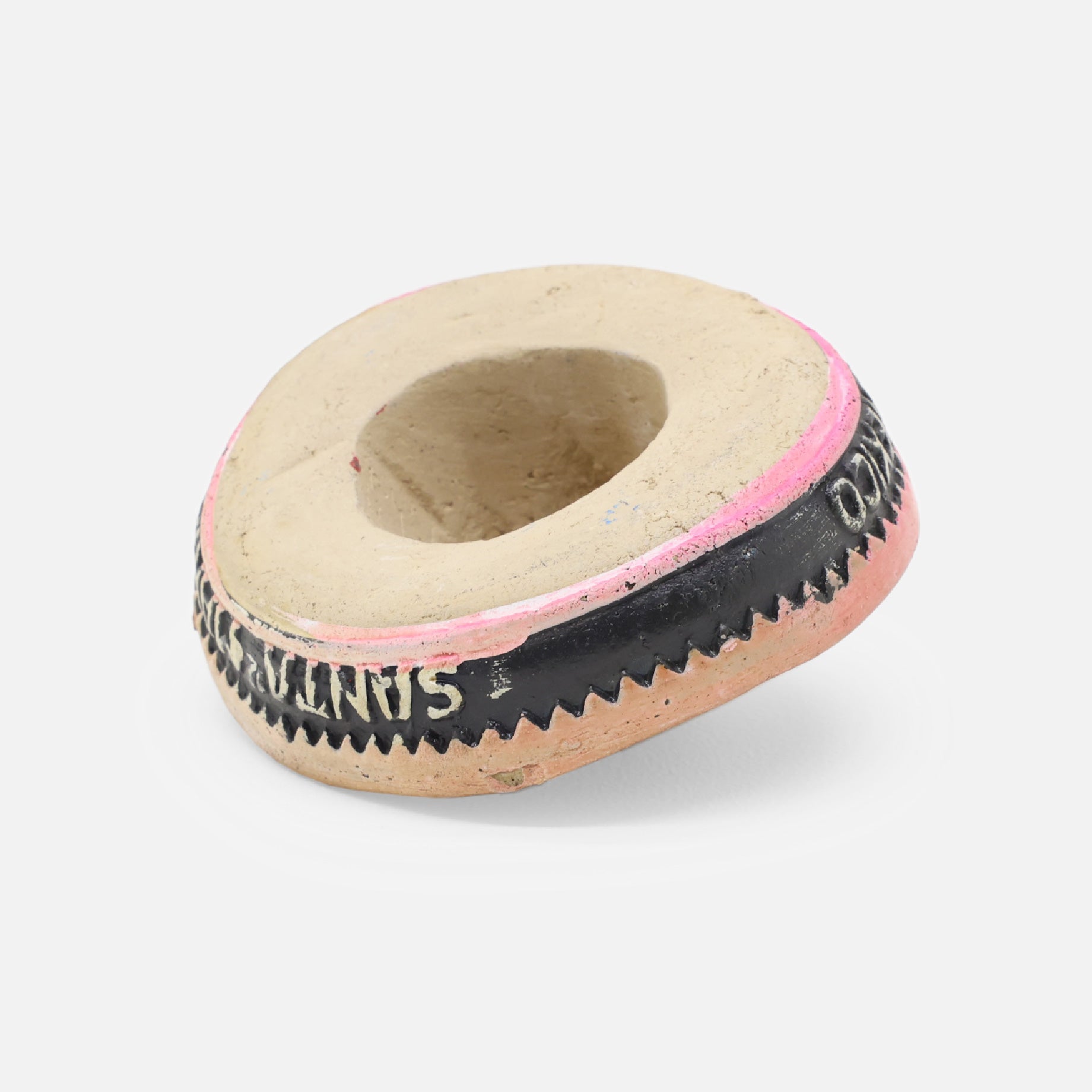 VINTAGE FOLK ART POTTERY ASHTRAY(SOMBRERO)