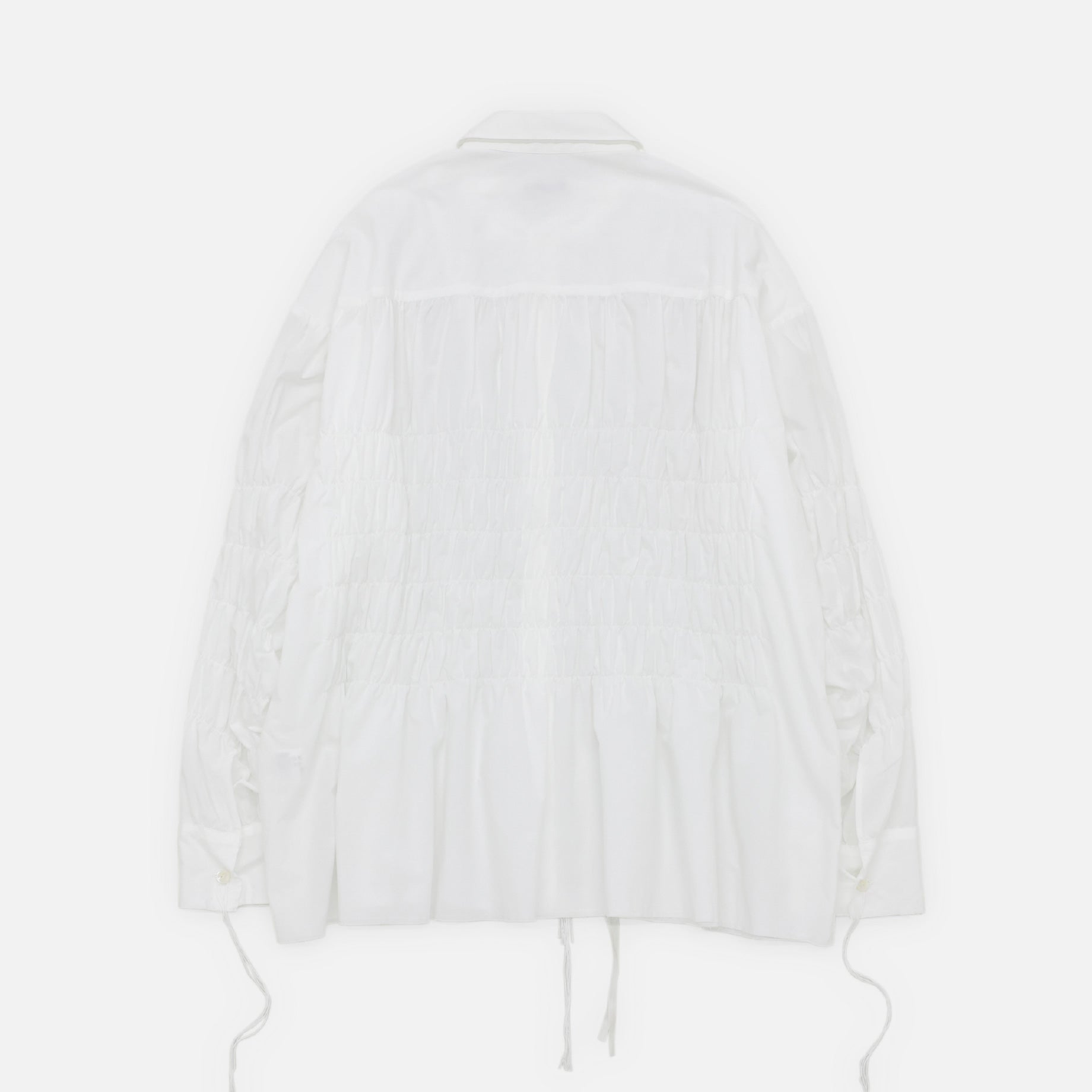 GATHER SHIRT(WHITE)