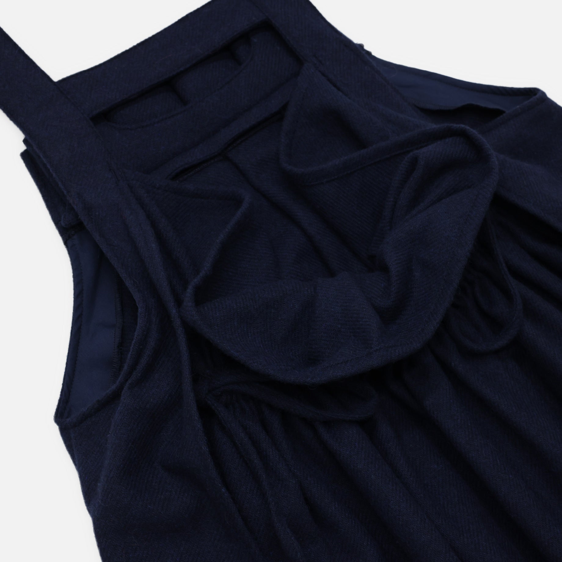 JUMPER SKIRT - SERGE(NAVY)
