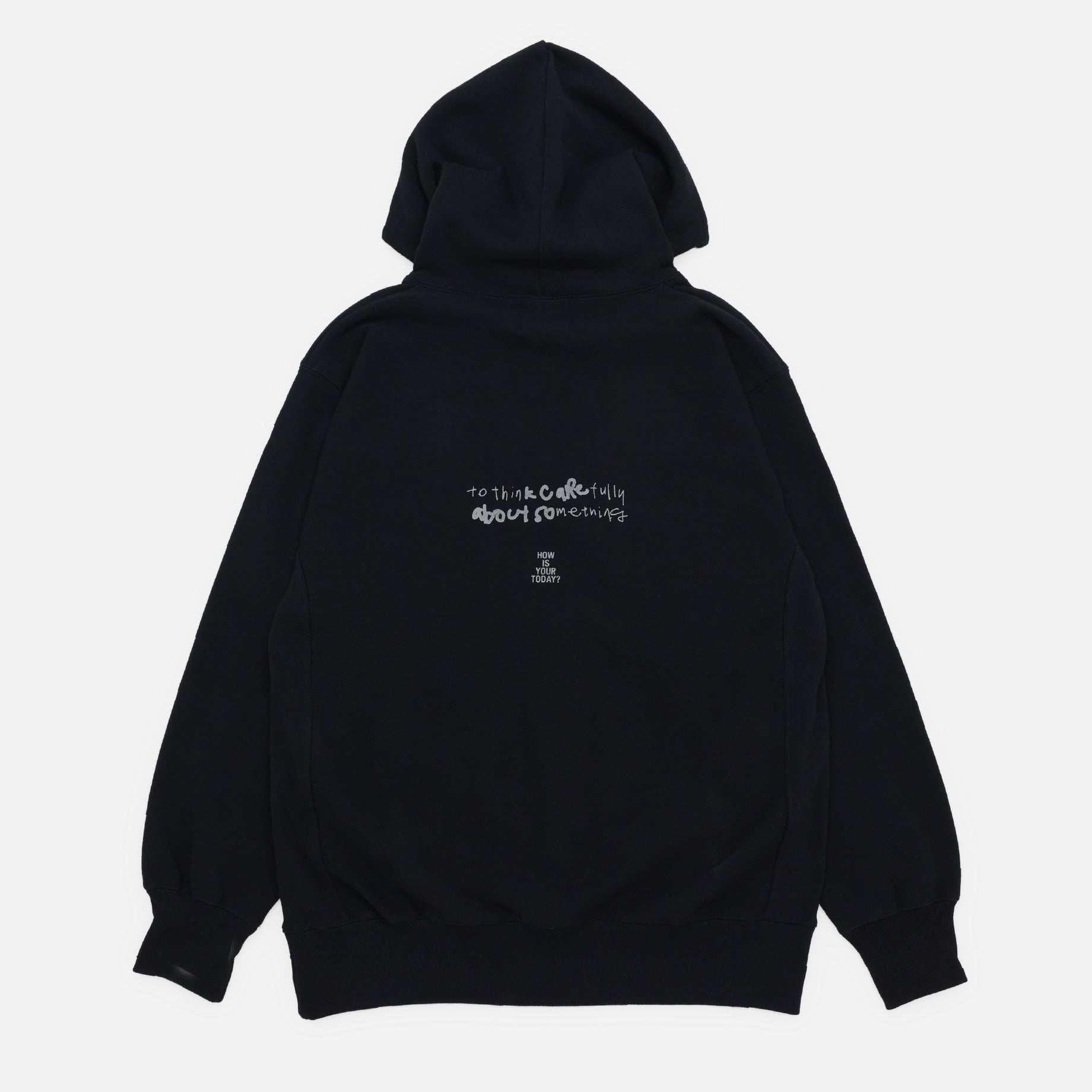 REFLECT #01 HOODED SWEAT (BLACK)