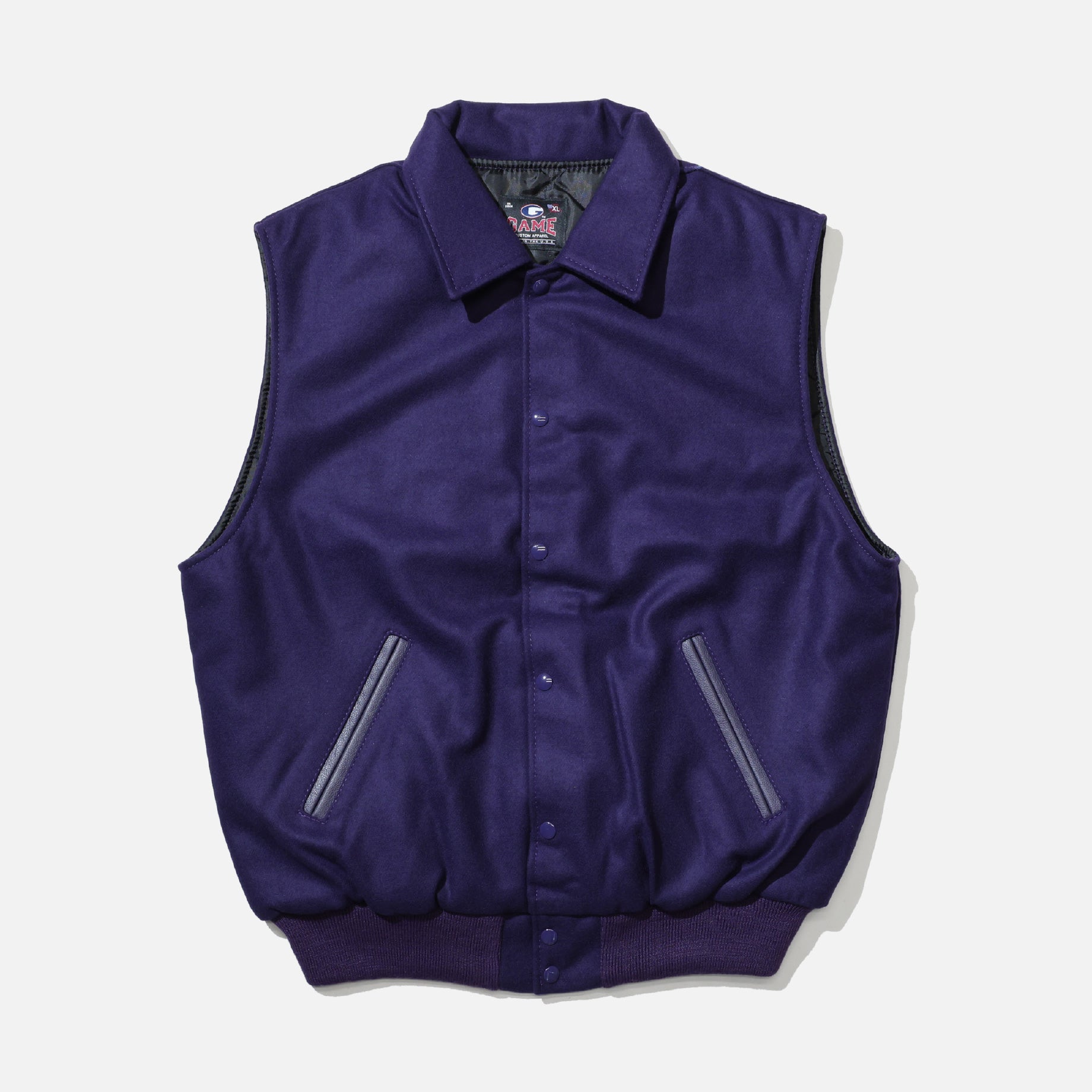 GAME SPORTSWEAR VARSITY VEST(PURPLE)