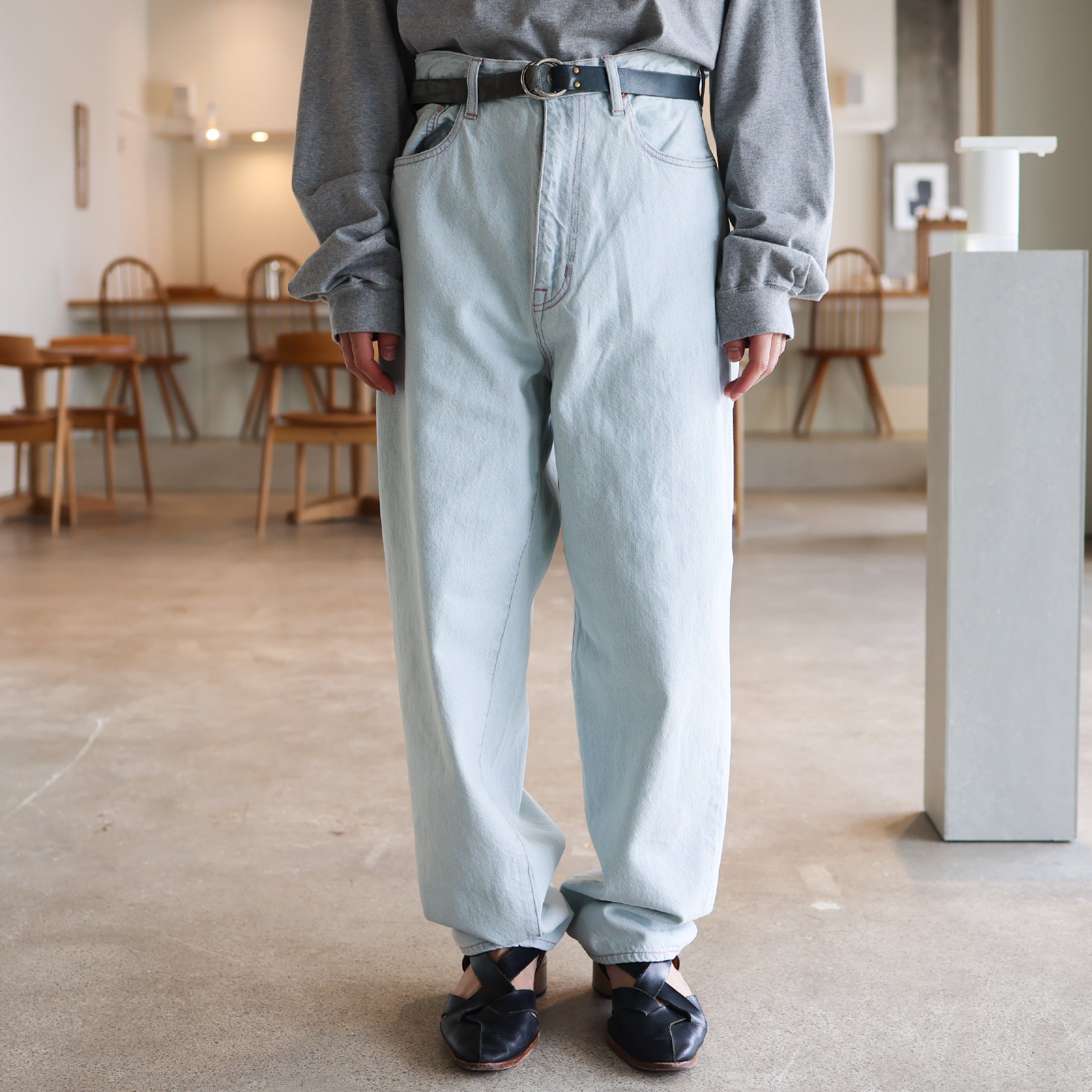 5 POCKET PANTS TYPE A(I.BLUE)