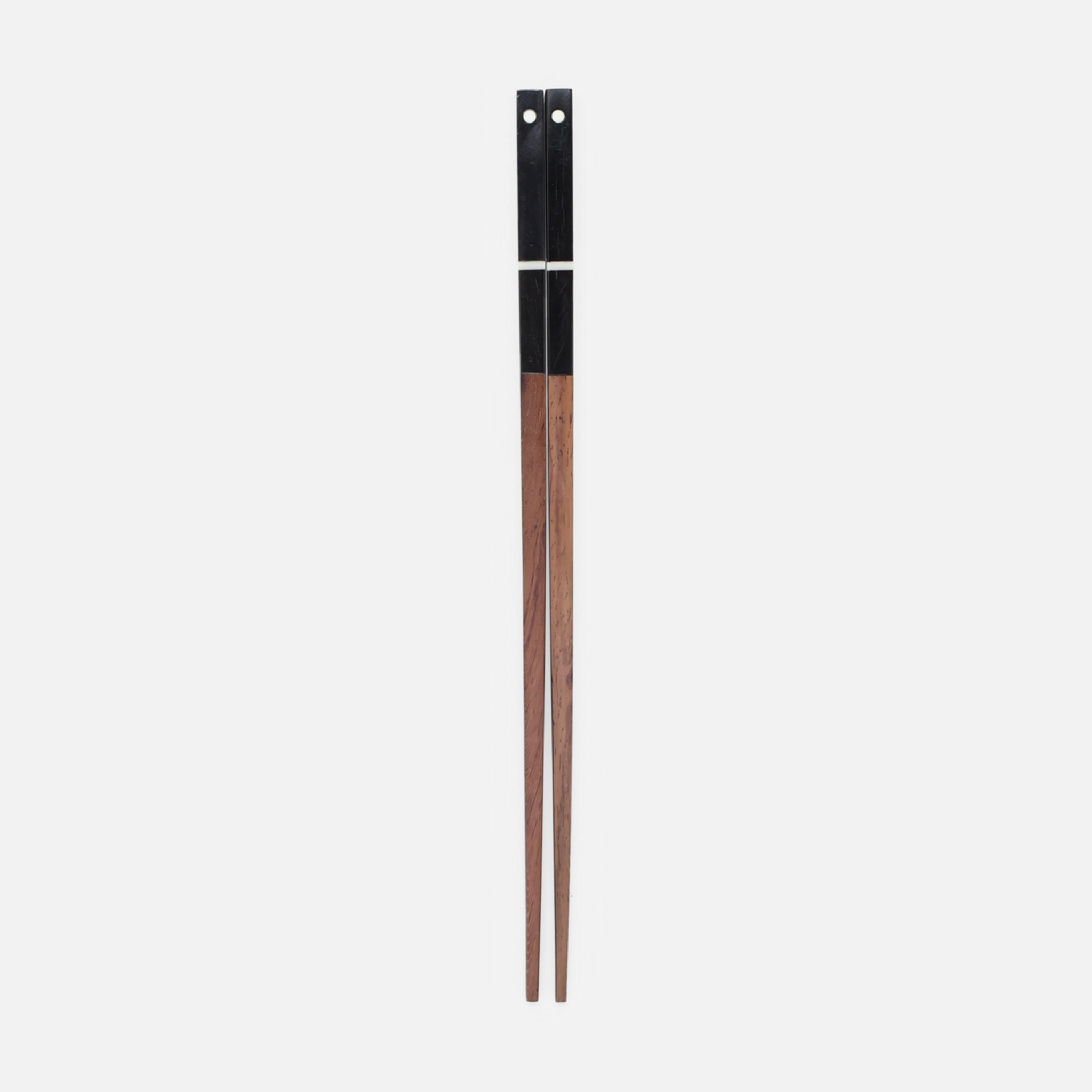 SARAH PETHERICK SQUARE CHOPSTICKS - ROSEWOOD / BALCK(WHITE DOT)
