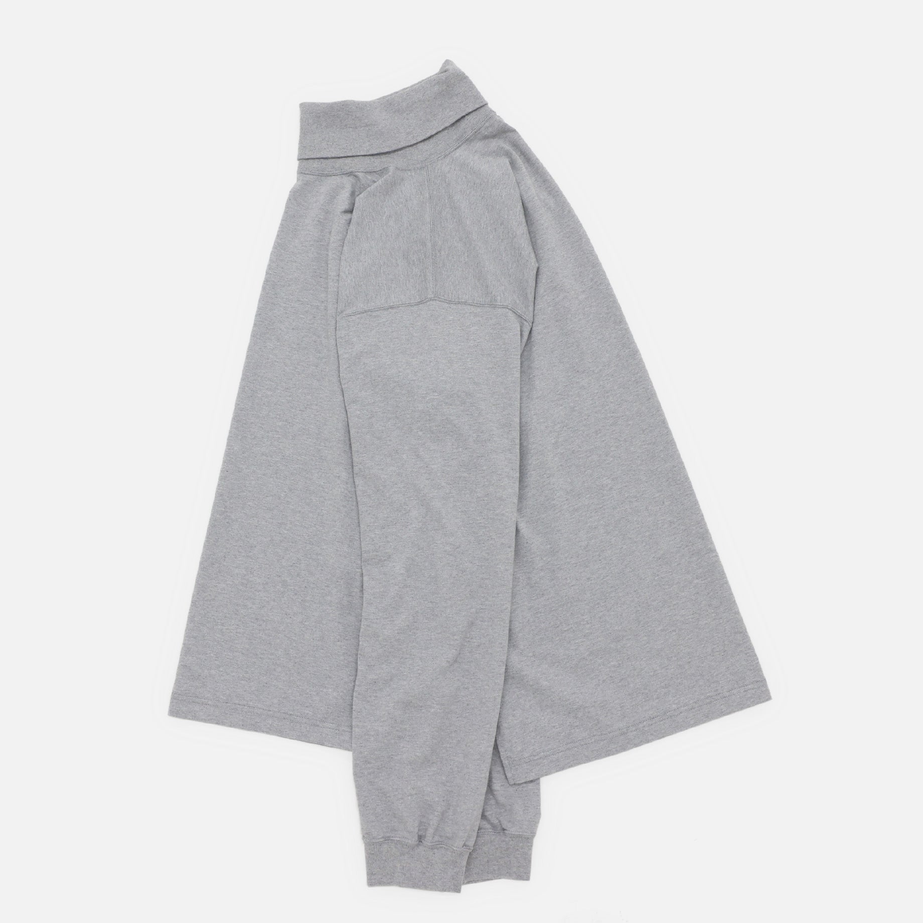 HIGH NECK L/S TEE(H.GRAY)