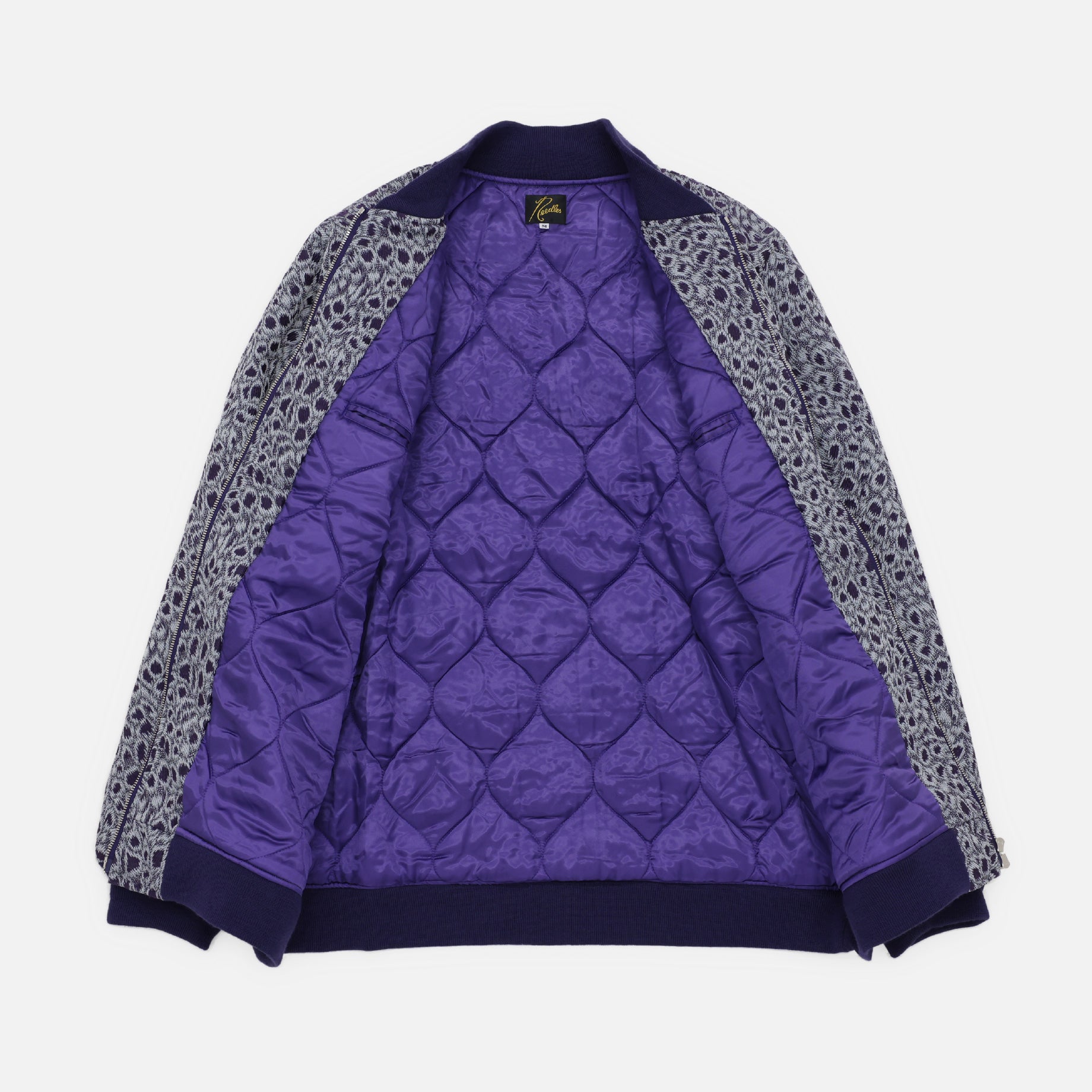 B.B. JACKET - PE/AC/W PEACOCK JQ.(PURPLE)