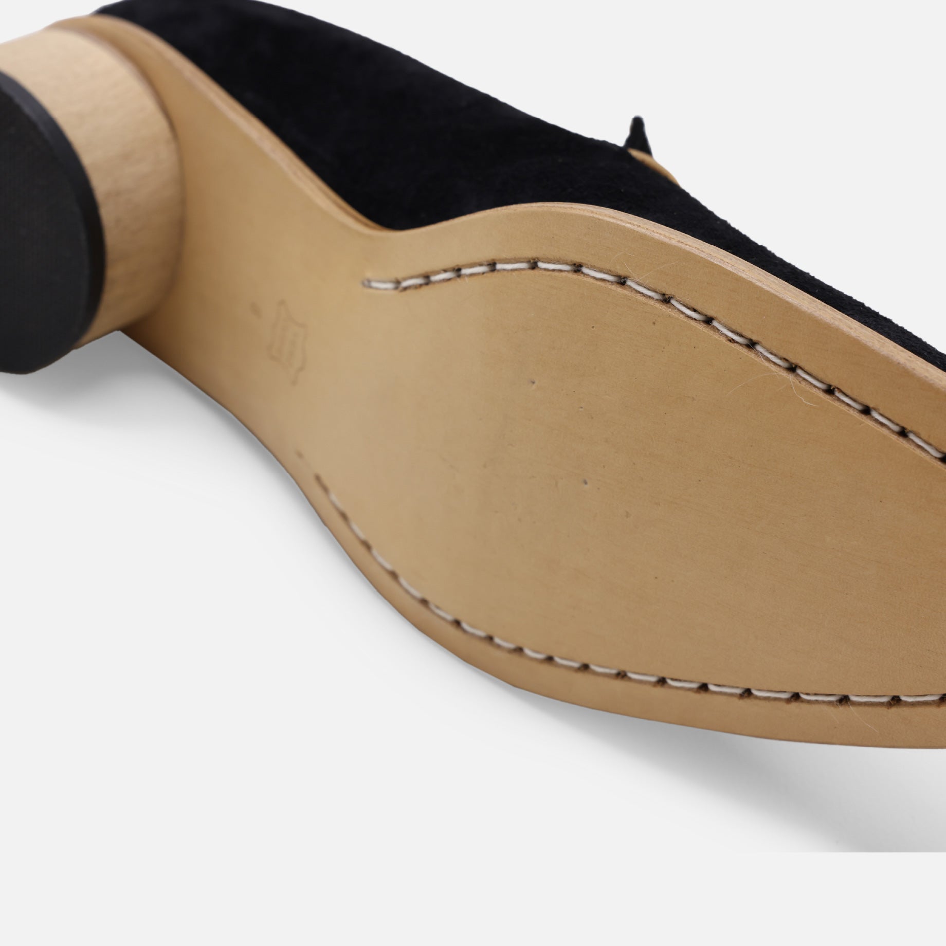 “$” KNOT SLIPON(BLACK)