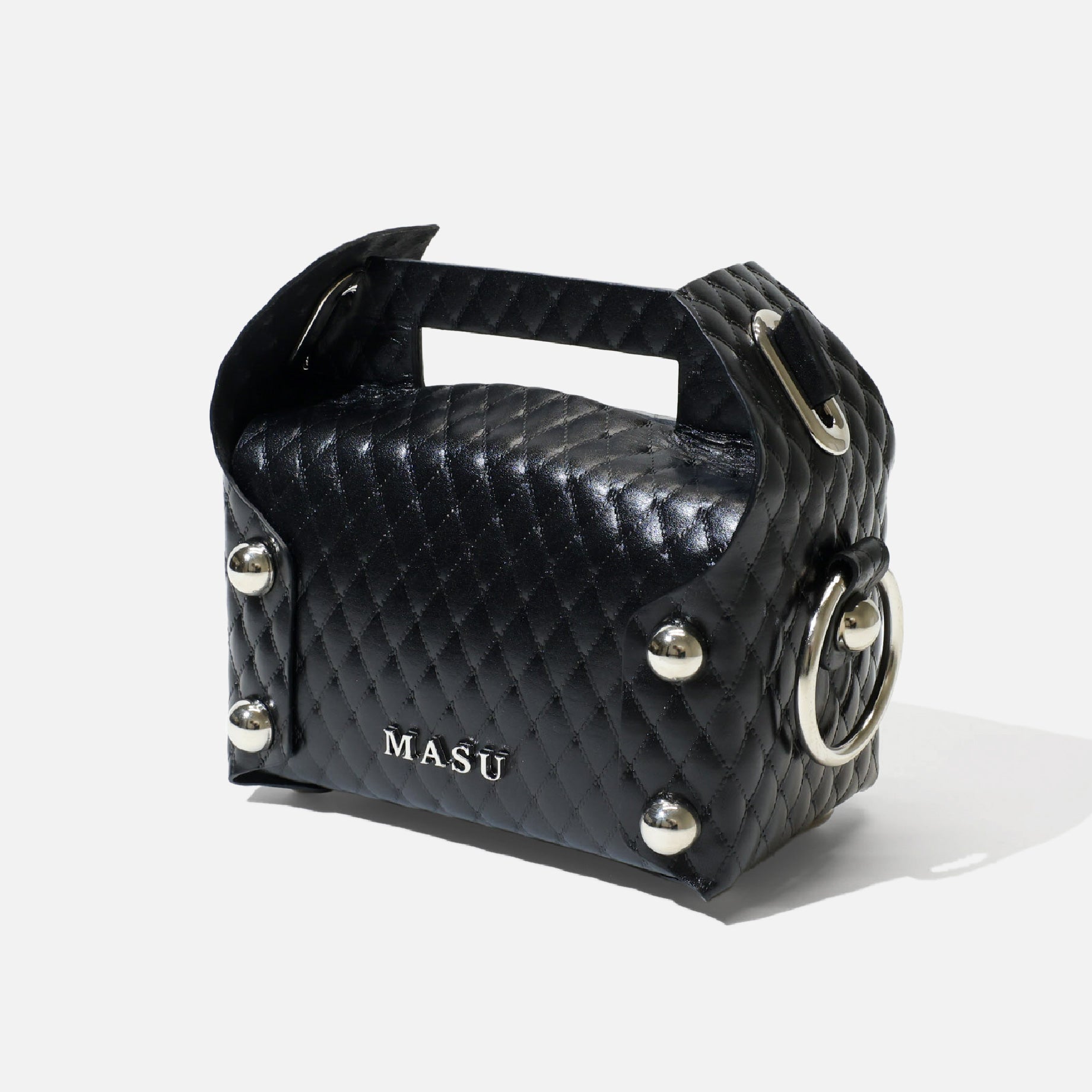 LEATHER CAKE BAG(BALCK)