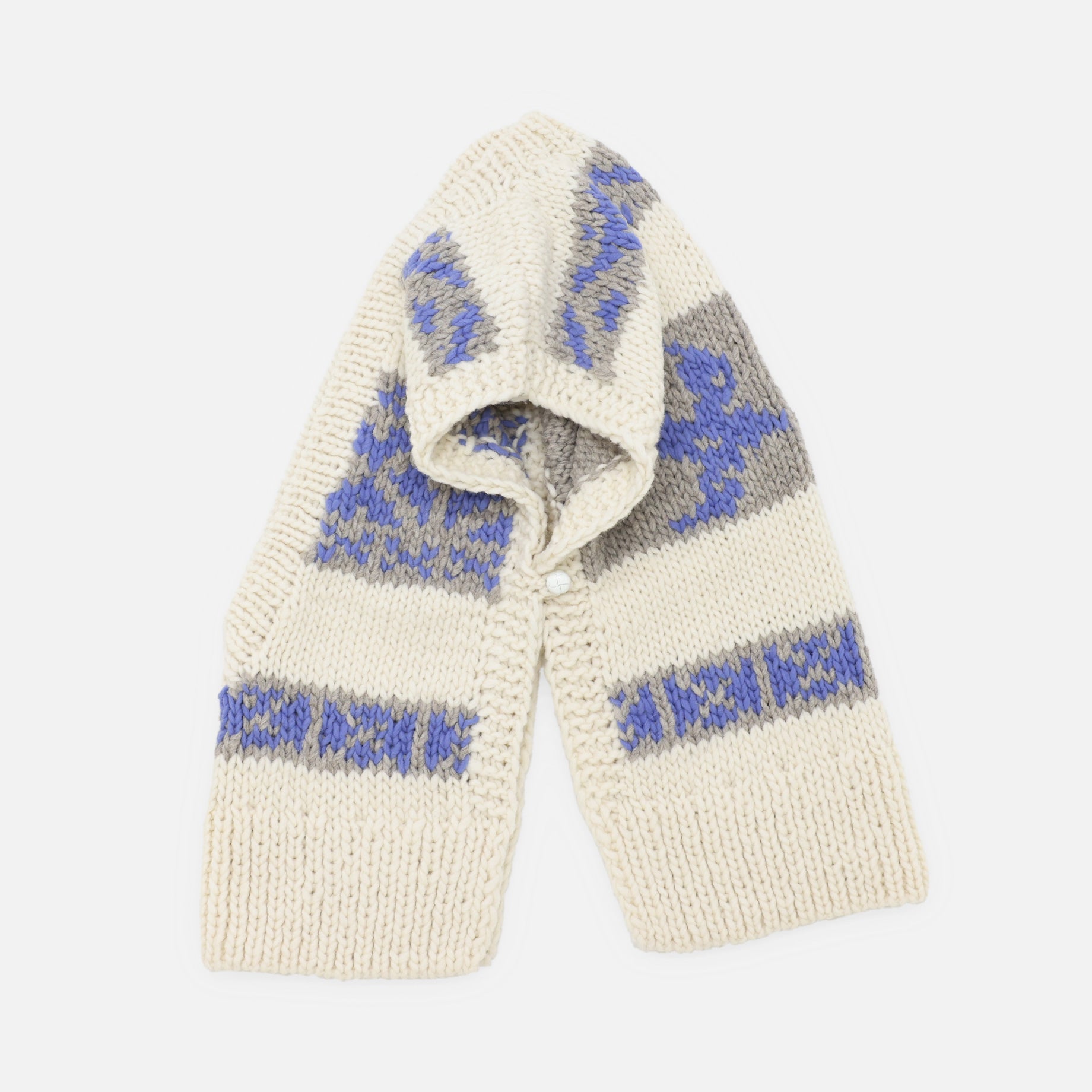 COWICHAN VEST - SWALLOW PATTERN(IVORY)