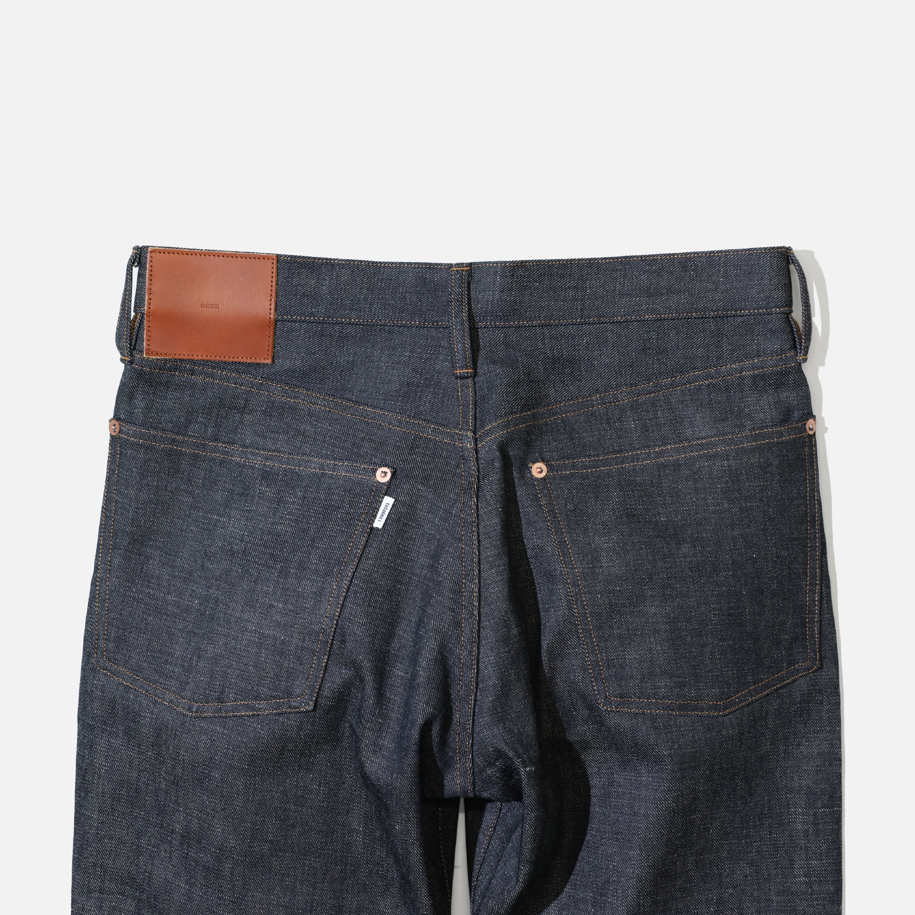 MODERN DENIM FLARED TROUSERS(RIGID INDIGO)