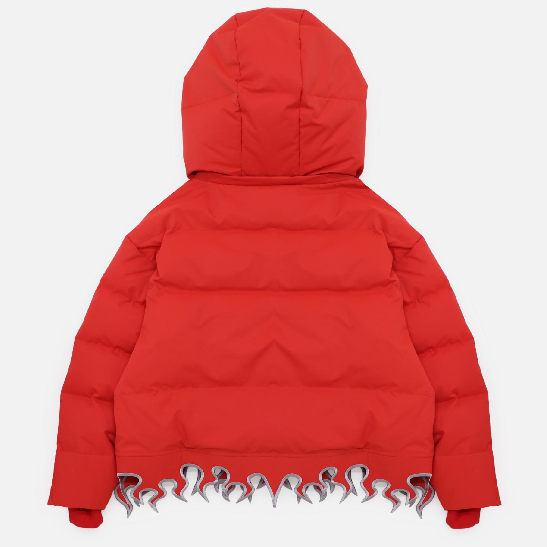 FLAME HEM DOWN JACKET(RED)