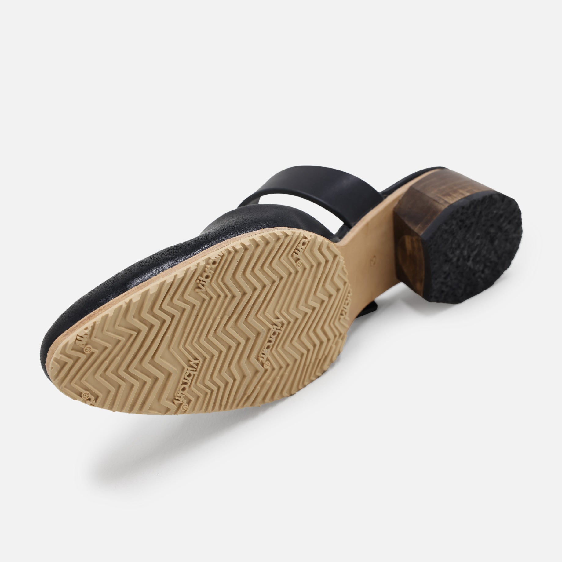 STITCHED MULE(BLACK)