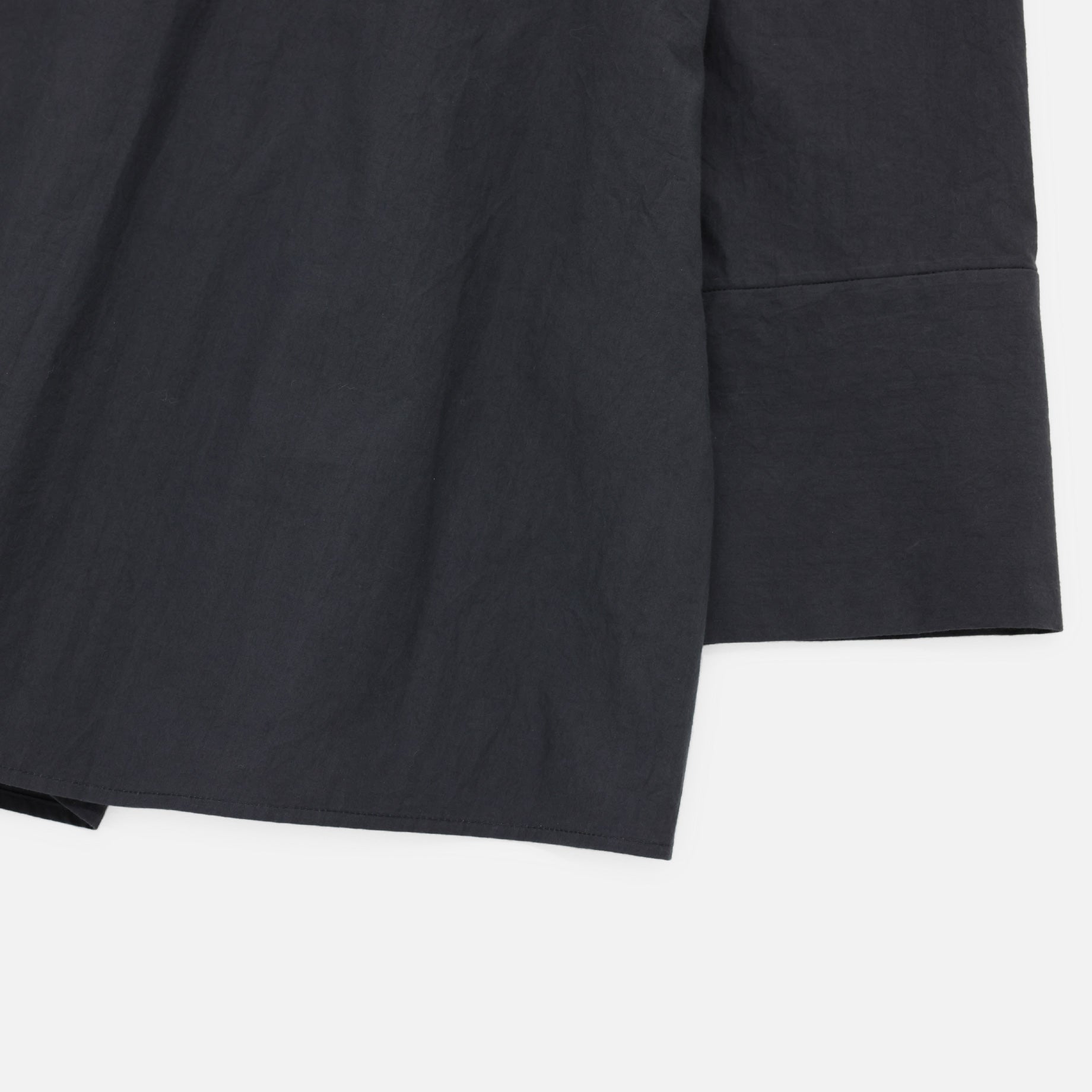 RUFFLED SHIRT(CHARCOAL)