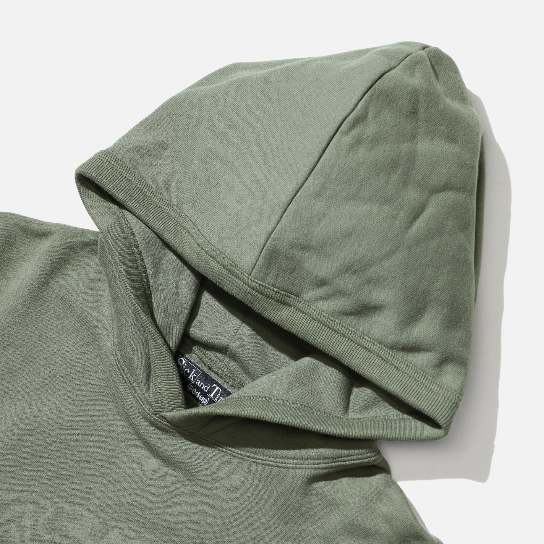 BIG HOOD SWEAT PRINT(OLIVE GREEN)