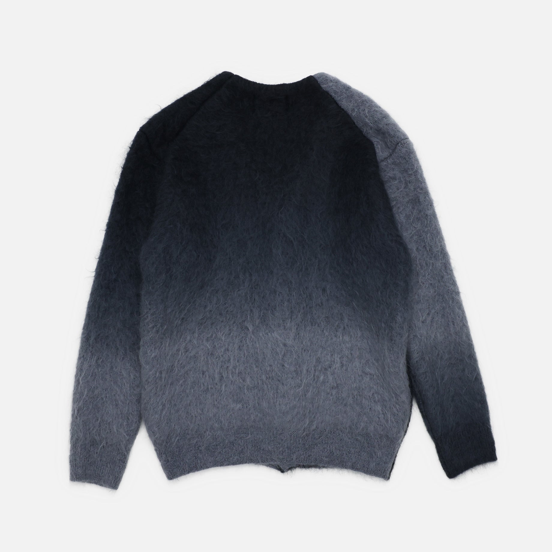 GRADATION MOHAIR CARDIGAN (BLACK)