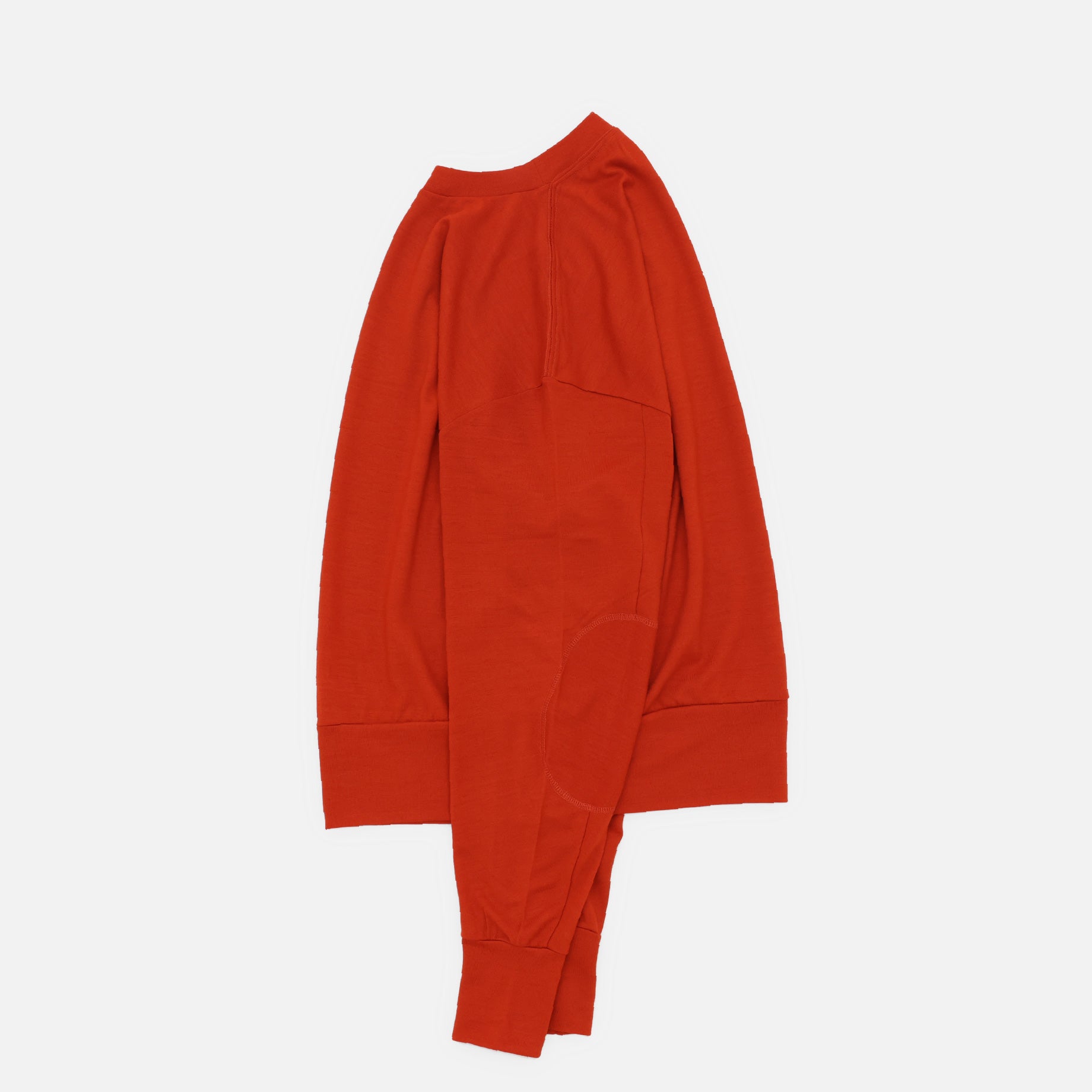 FINE WOOL LONG T(ORANGE)