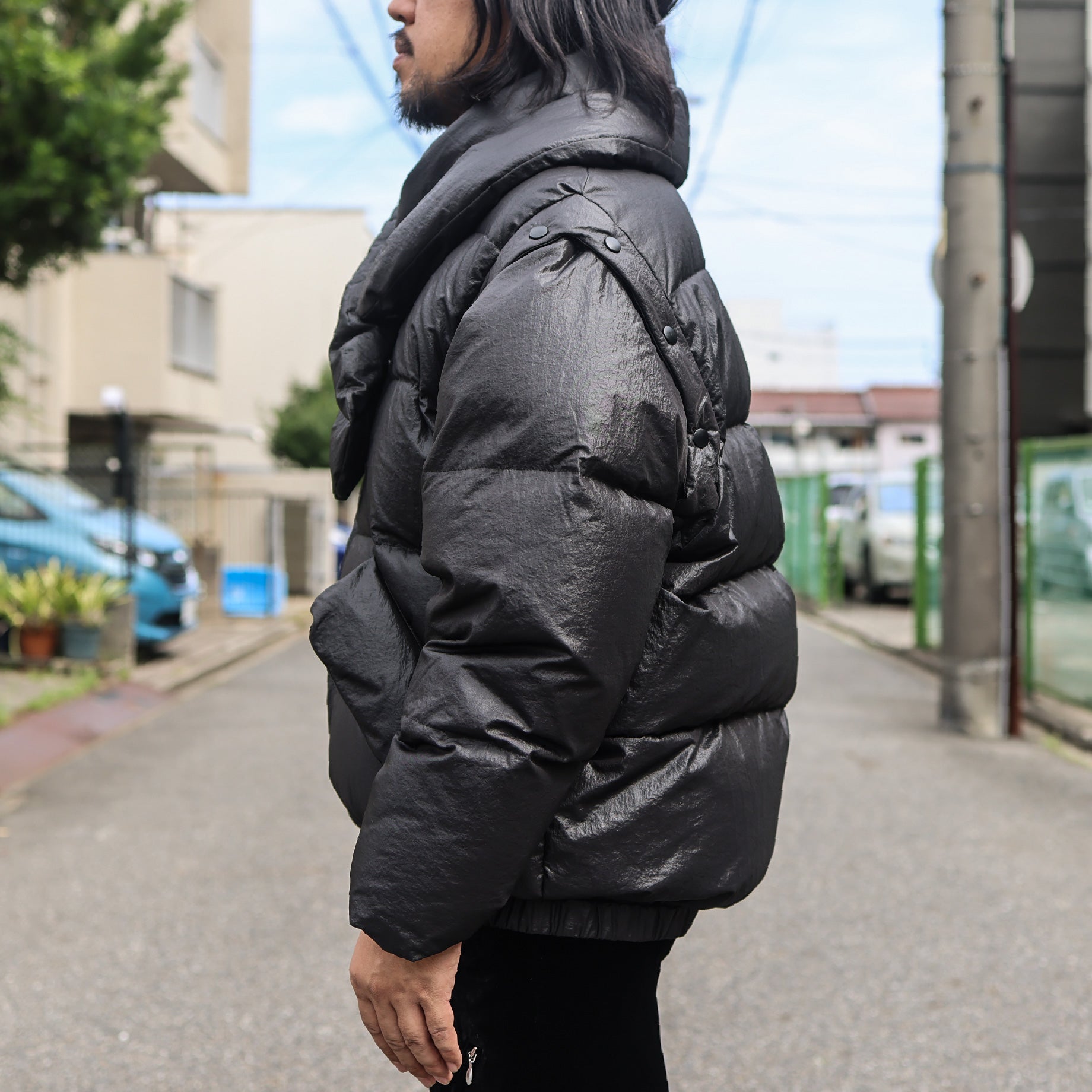 BACK TO THE DOWN JACKET(BLACK)