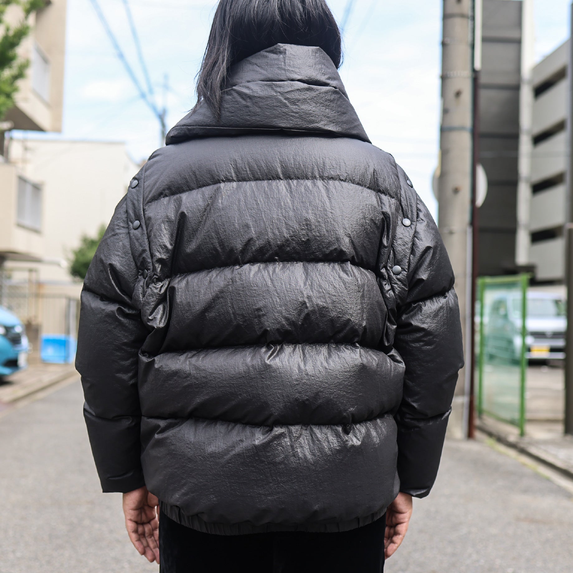 BACK TO THE DOWN JACKET(BLACK)
