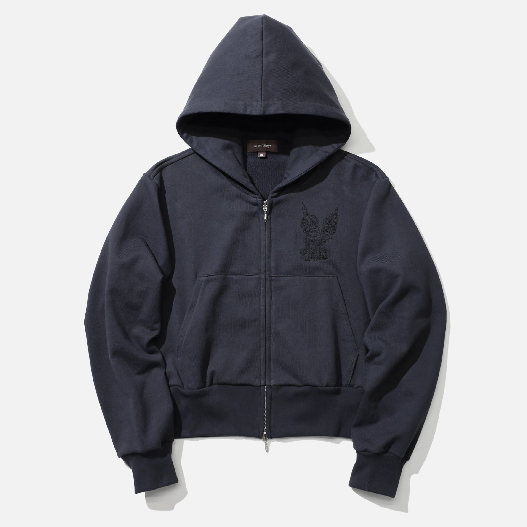 MB ZIP - UP HOODIE (BLACK)