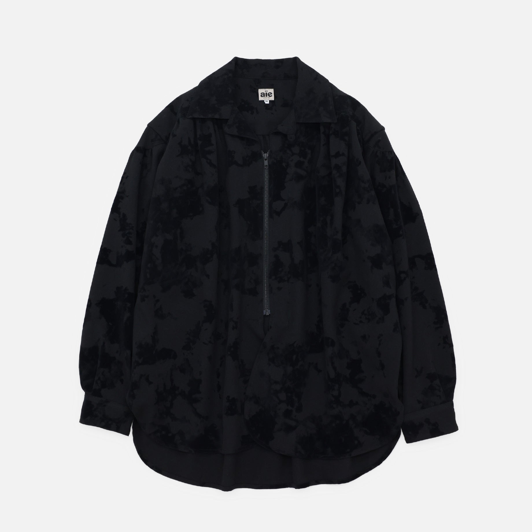 PAINTER Z SHIRT - POLY SERGE / FLOCKY PRINTED(BLACK)