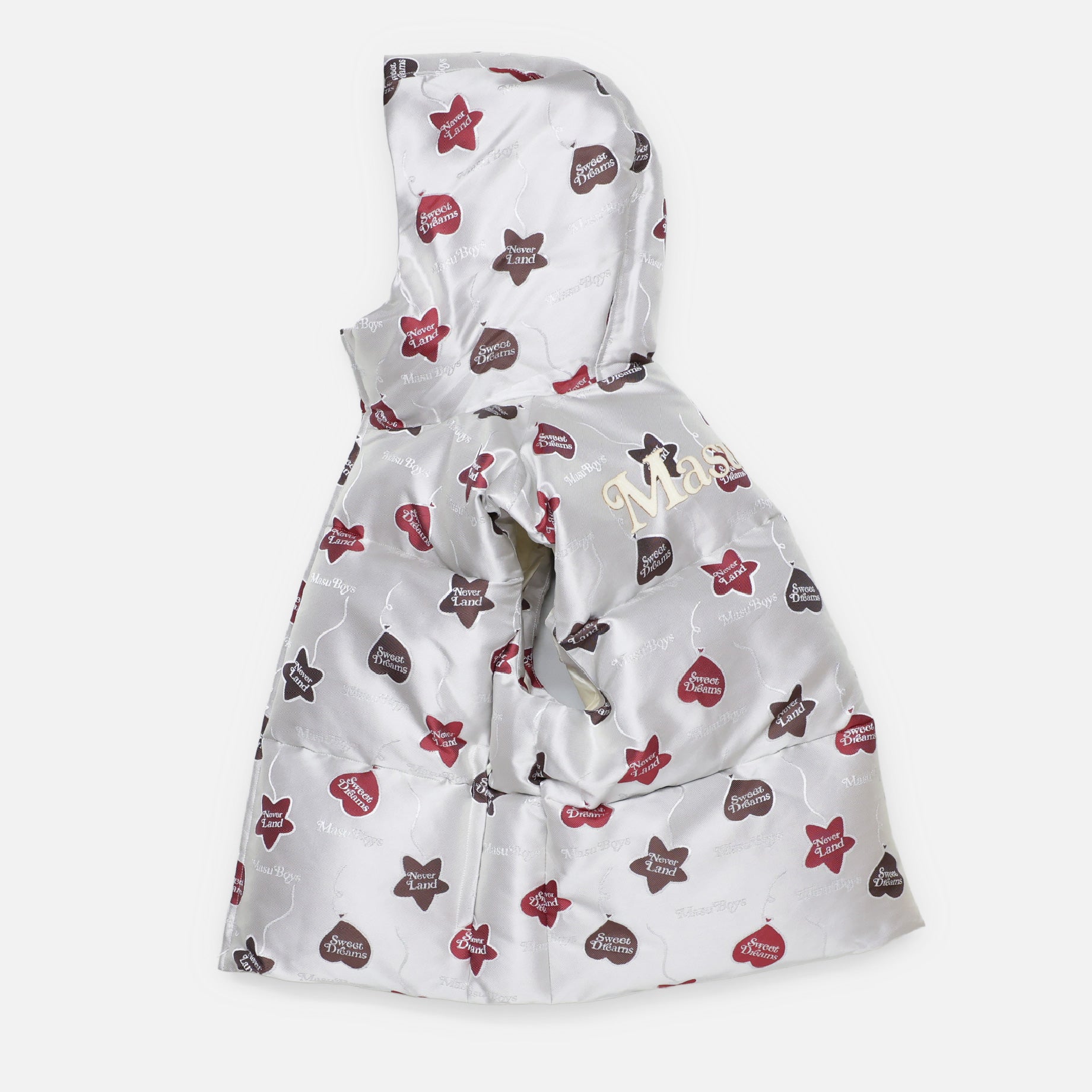 FALLING BALLOON DOWN VEST GRAPHIC BY VERDY(WHITE)