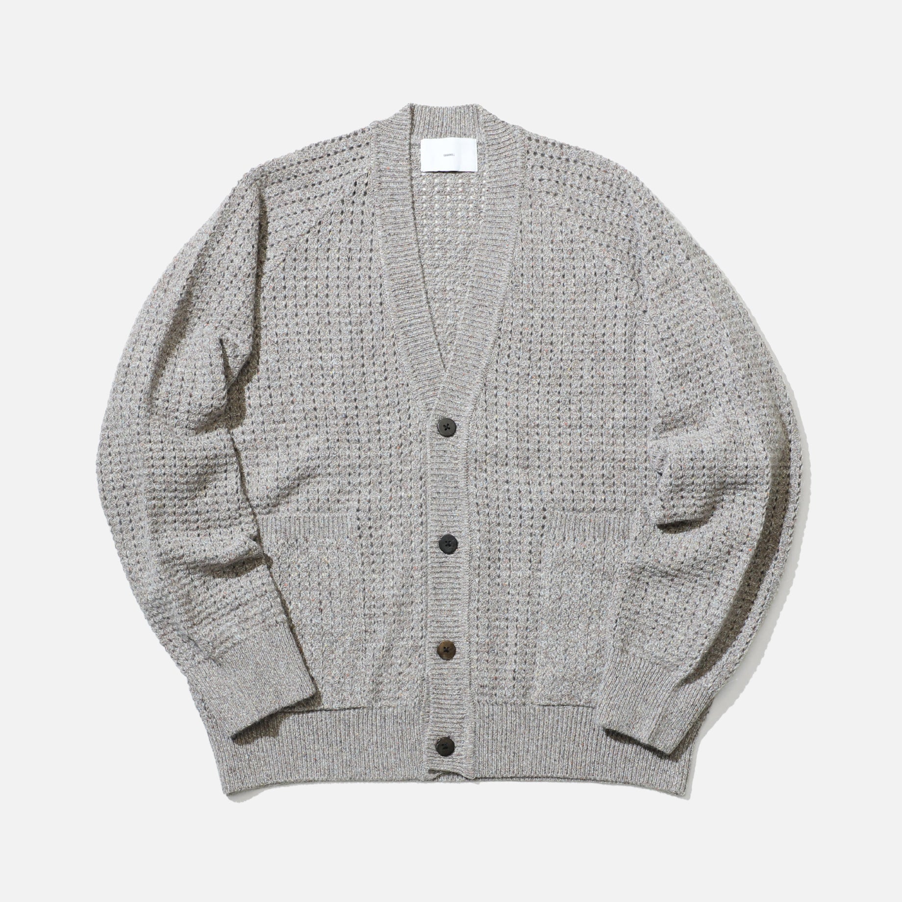 COLOR NEP WOOL CARGIDAN (BEIGE)