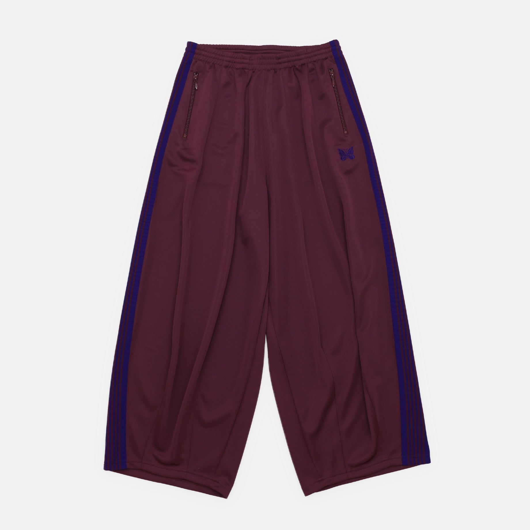 H.D. TRACK PANT - POLY SMOOTH(WINE)