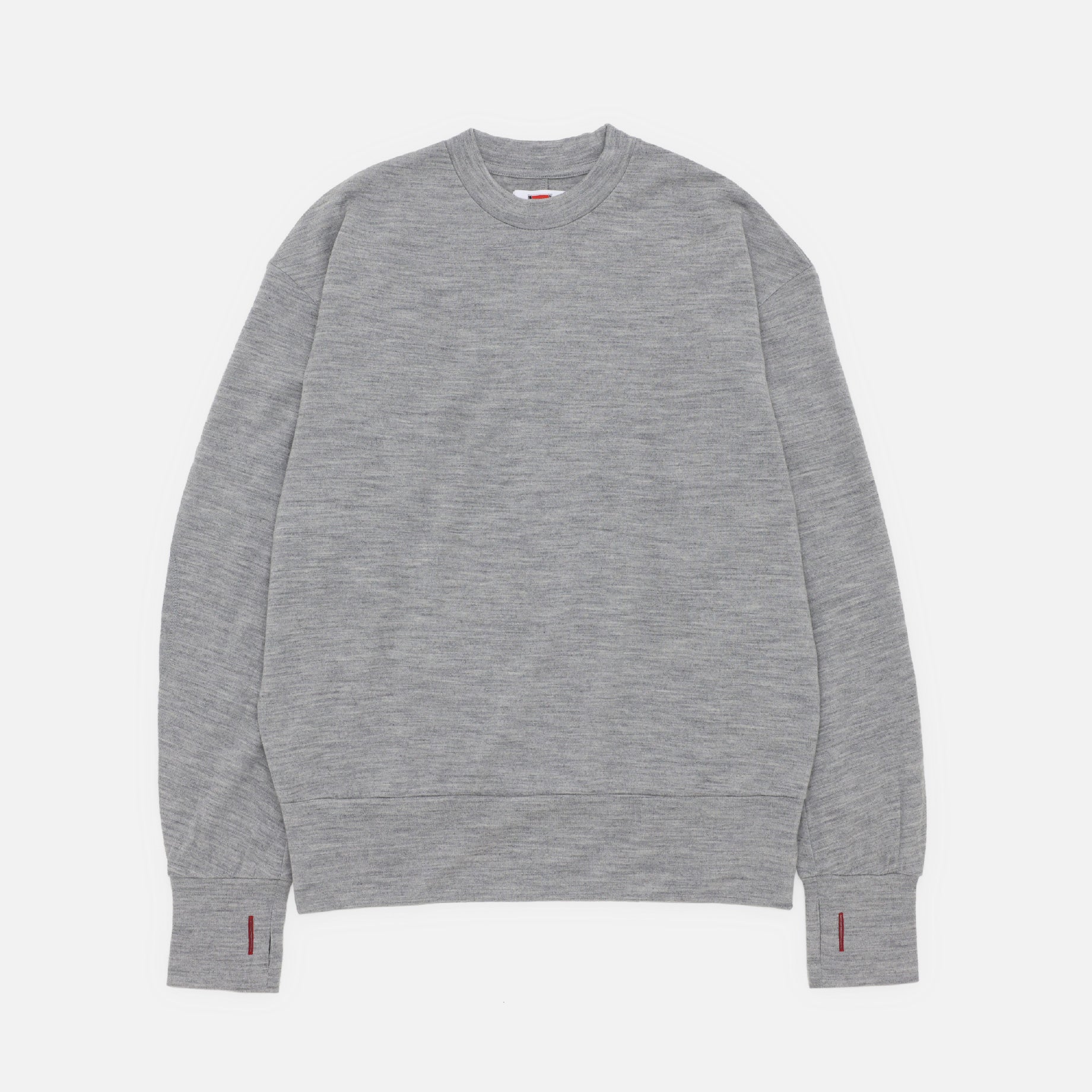 FINE WOOL LONG T(GREY)