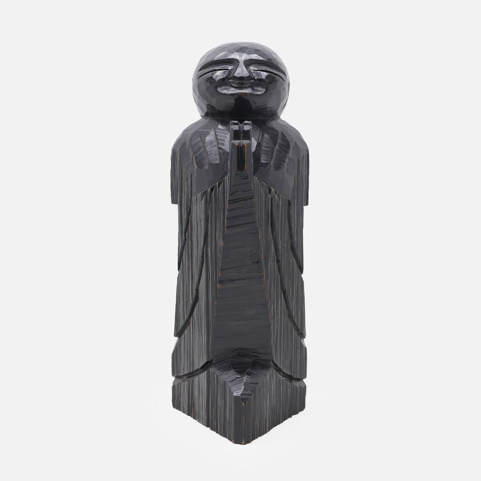 VINTAGE JAPANESE FOLK ART WOOD CARVING(BUDDHA)