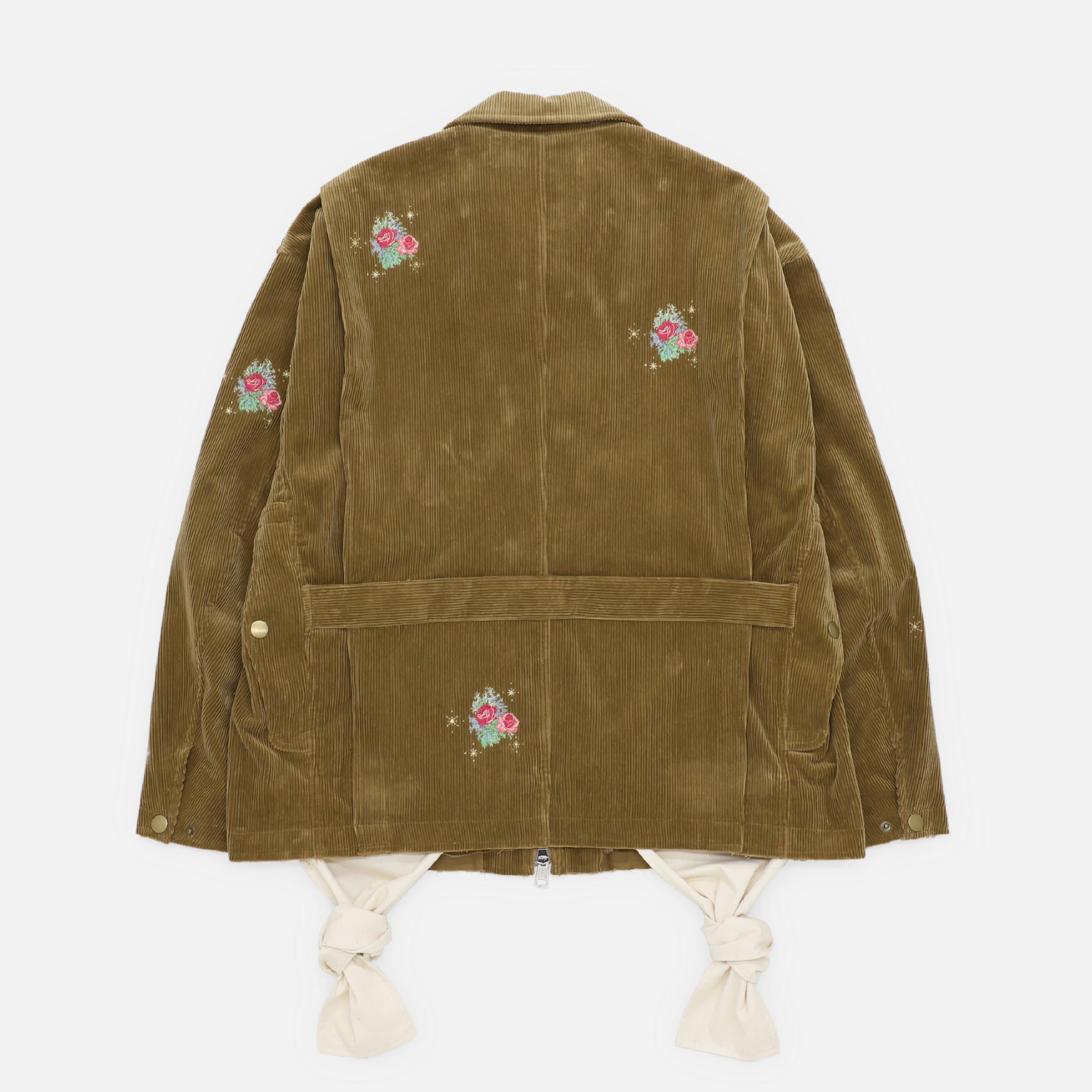 HUNTING CORDUROY BLOUSON(CAMEL EMBROIDERY)