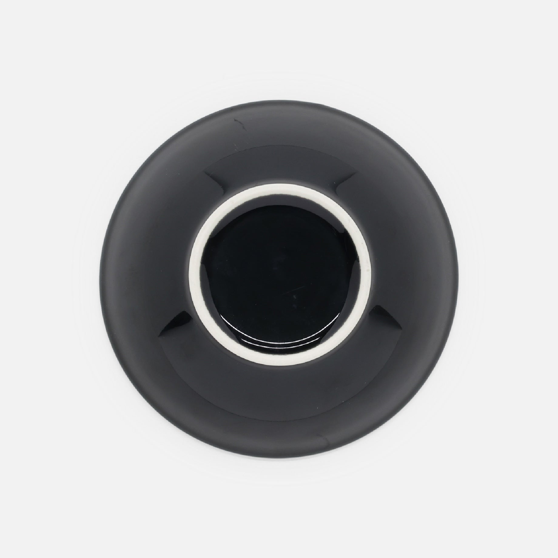 VINTAGE CERAMIC POSTMODERN DESIGN BOWL(BLACK)