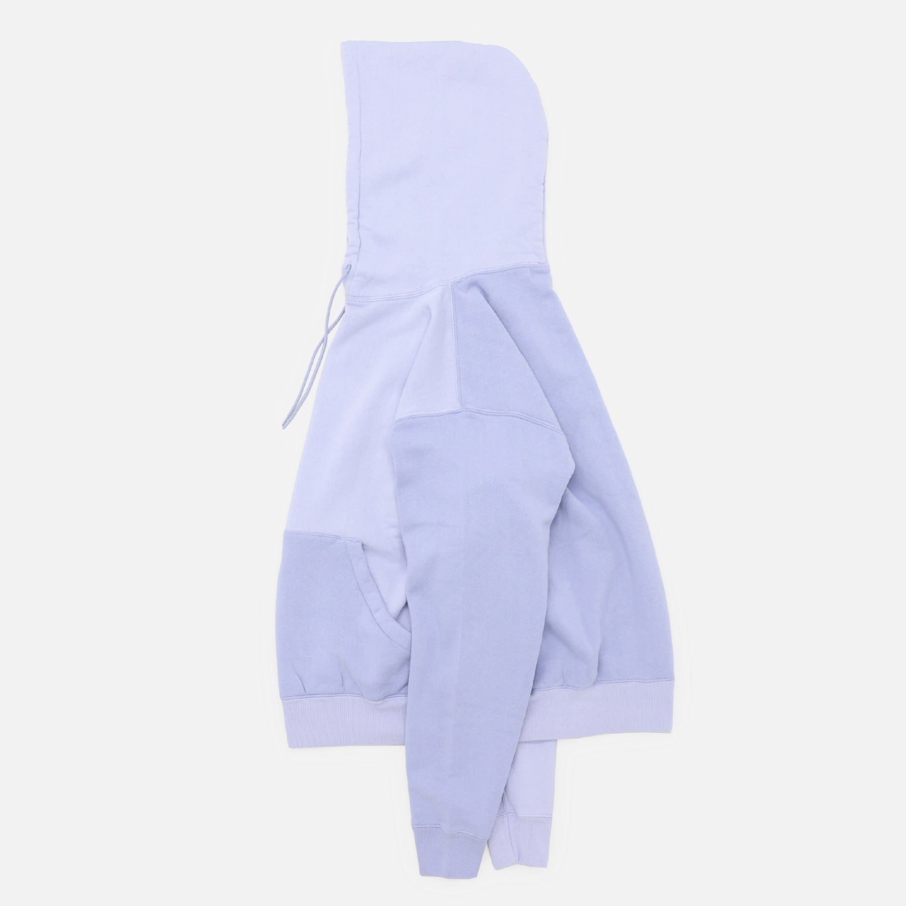 SWITCHING SWEAT HOODIE(SAX)