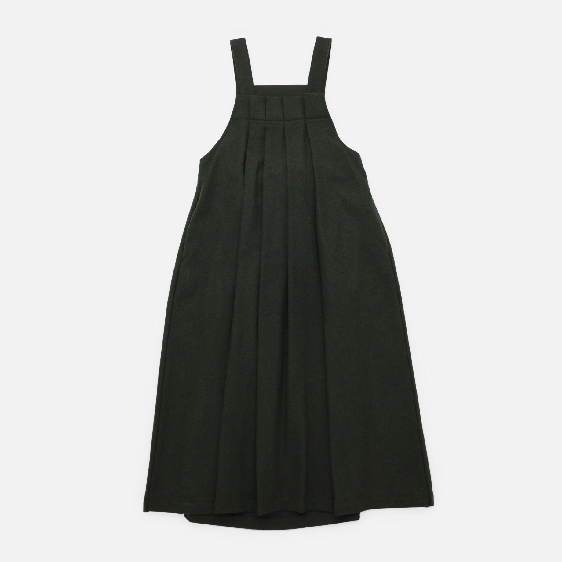 JUMPER SKIRT - SERGE(OLIVE)