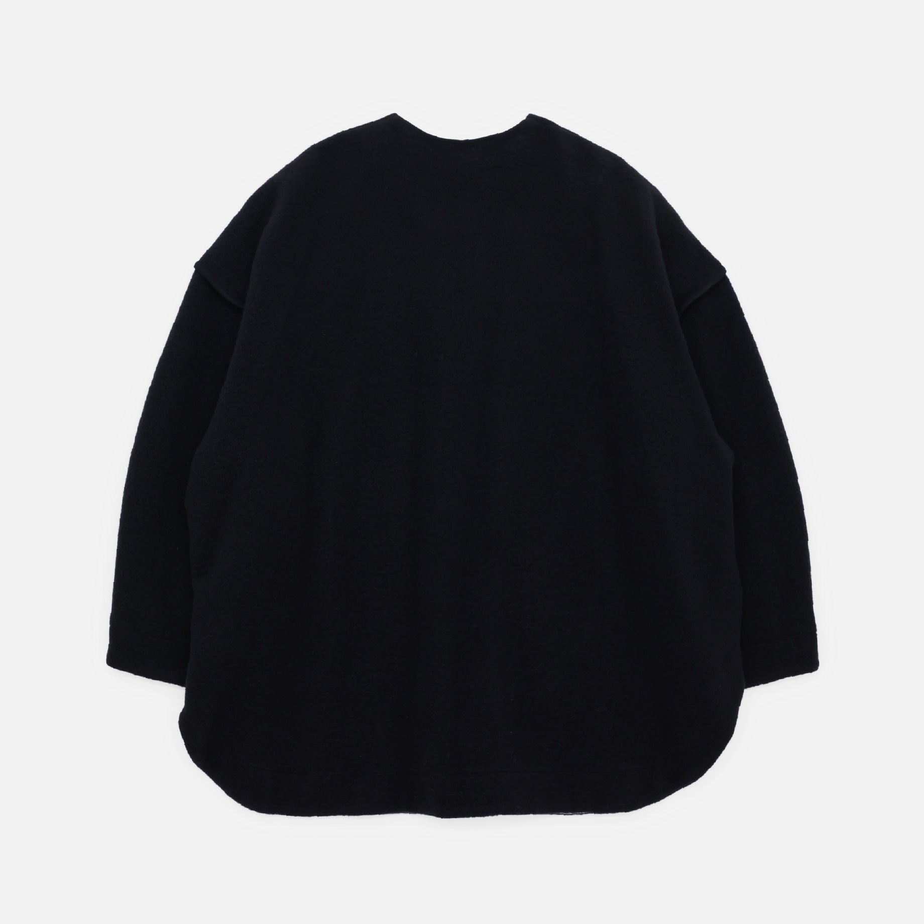 BRUSHED SWEAT JACKET(BLACK)