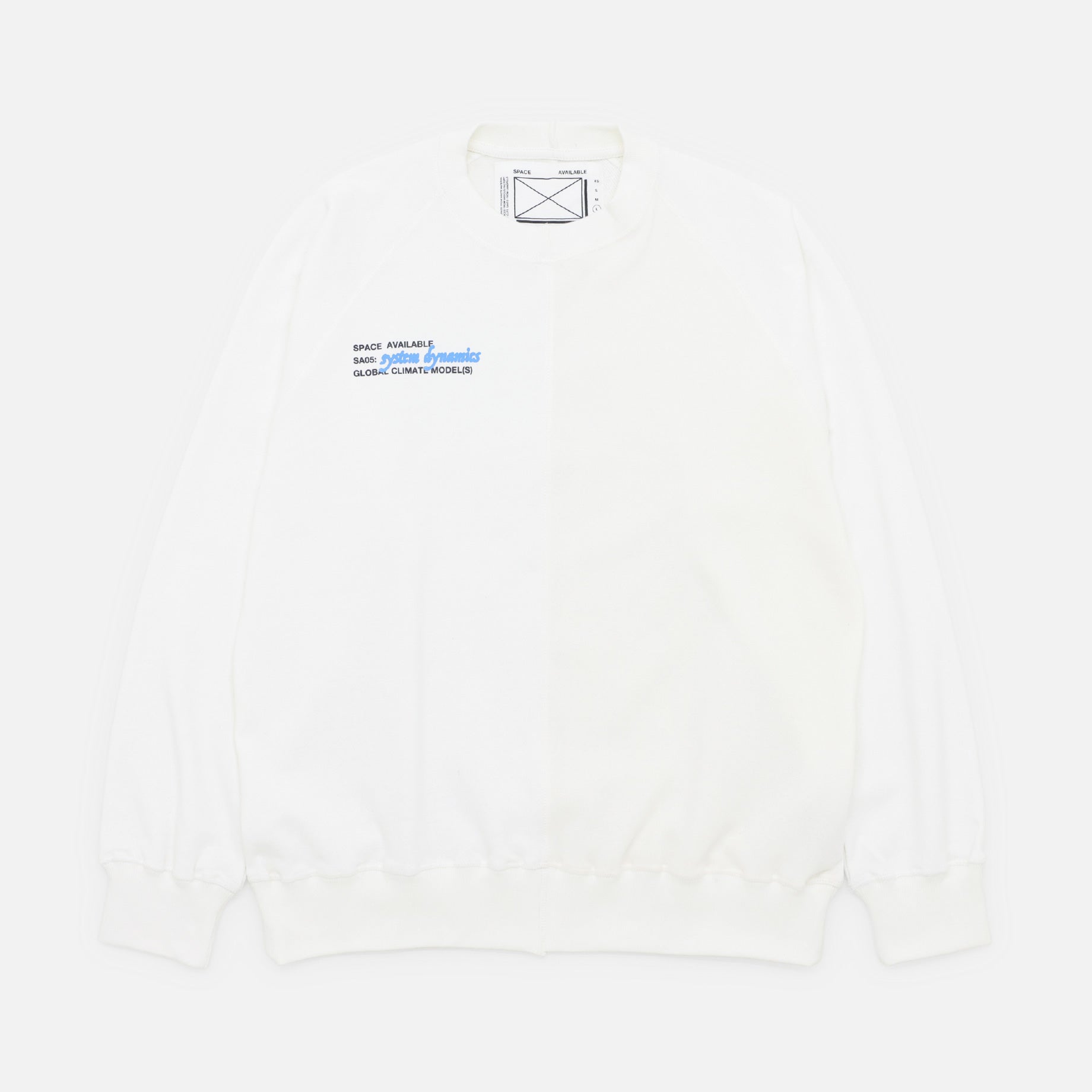 SYSTEM DYNAMICS CREW SWEAT(OFF WHITE)