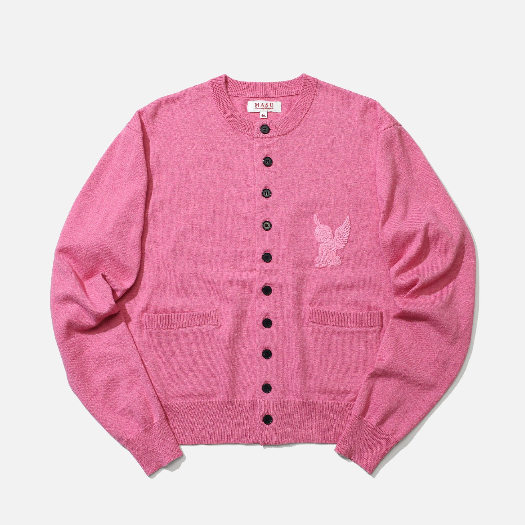 10 BUTTONS CARDIGAN (PINK)