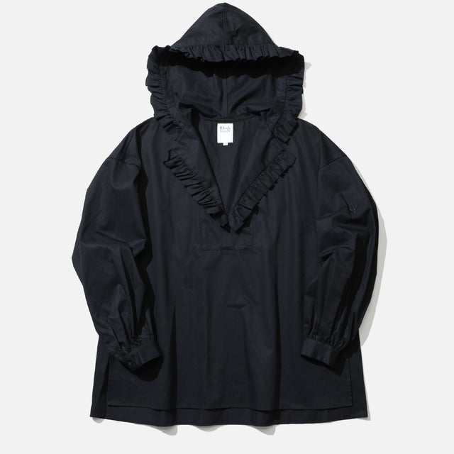 FRILL HOODY(BLACK)