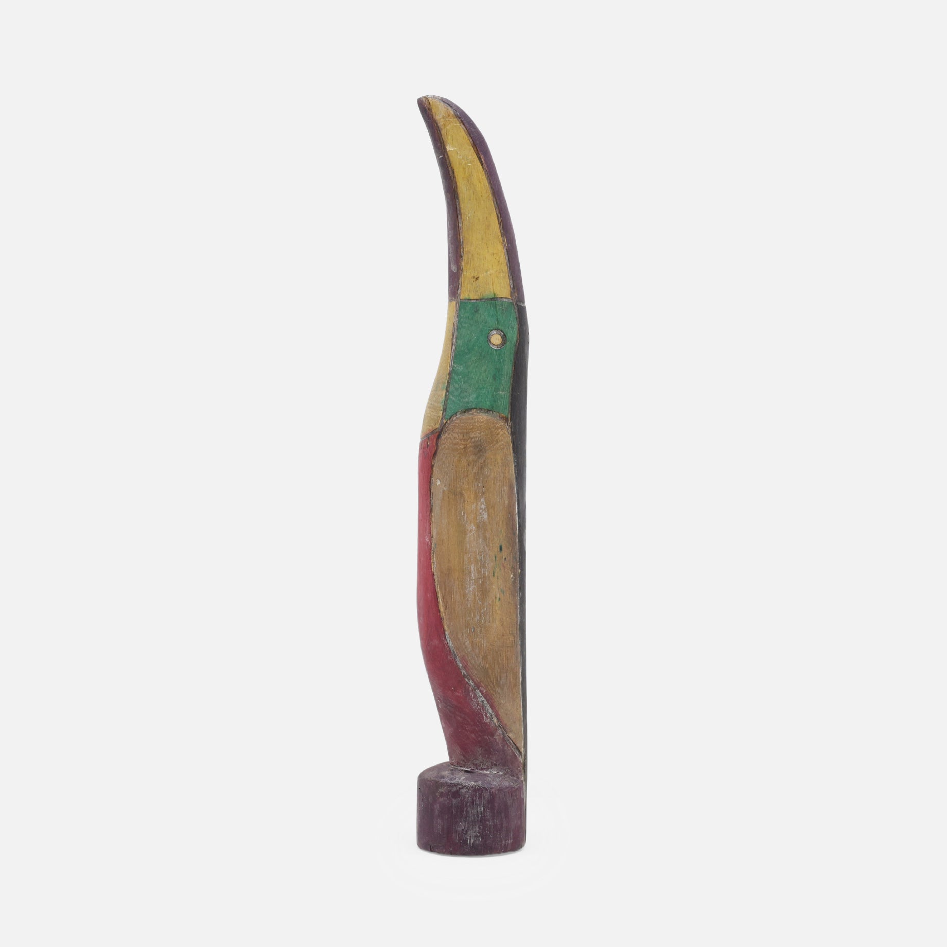 VINTAGE FOLK ART WOODEN BIRD