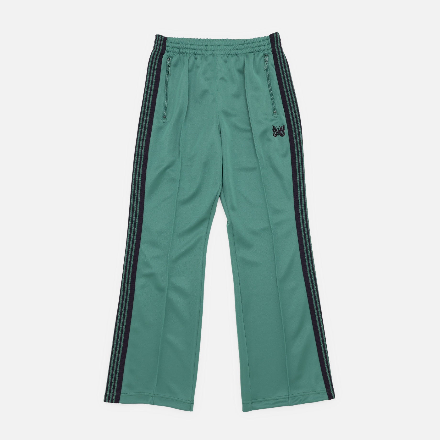 BOOT - CUT TRACK PANT - POLY SMOOTH(EMERALD)