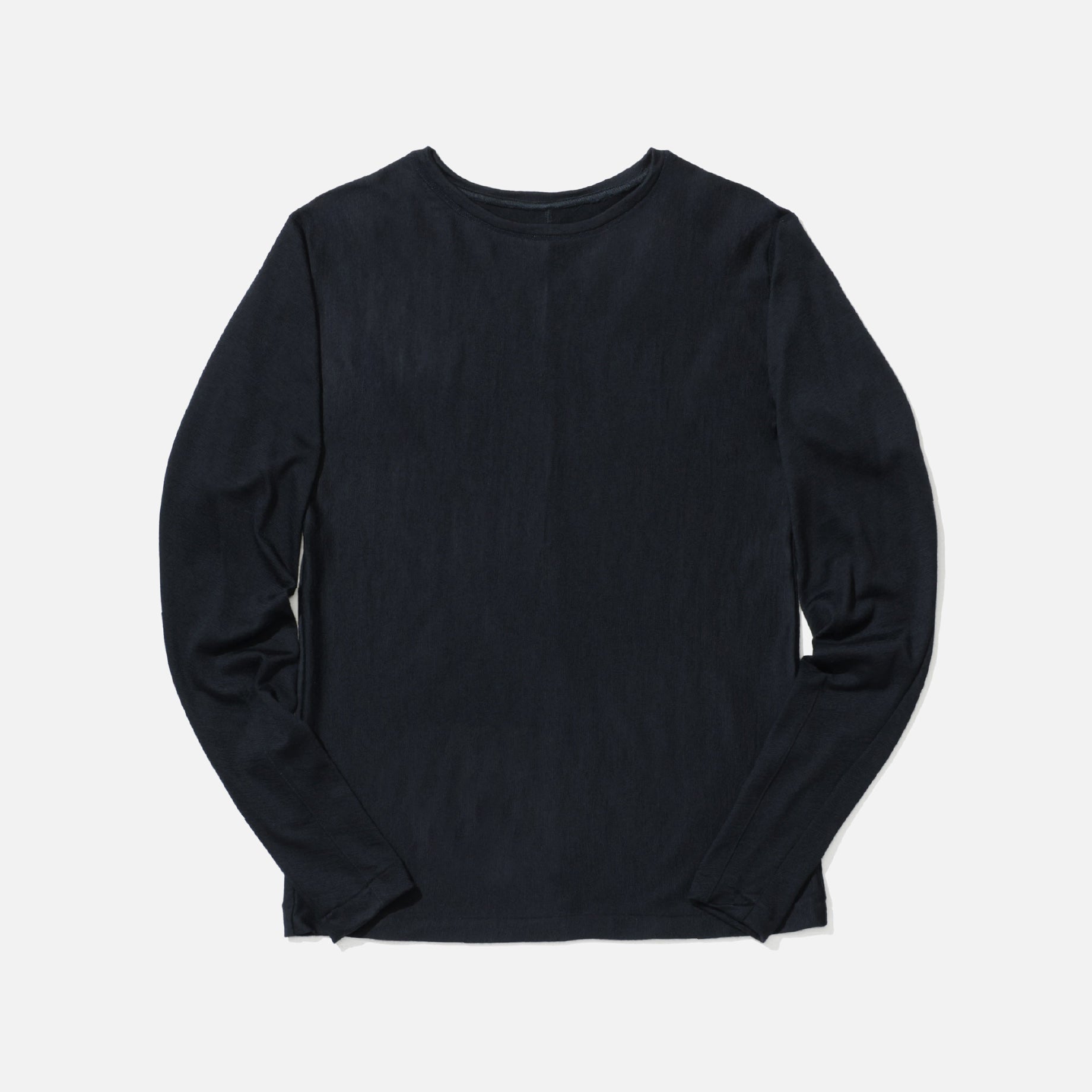 LINKING PATTERN WASHABLE WOOL JERSEY(BLACK)