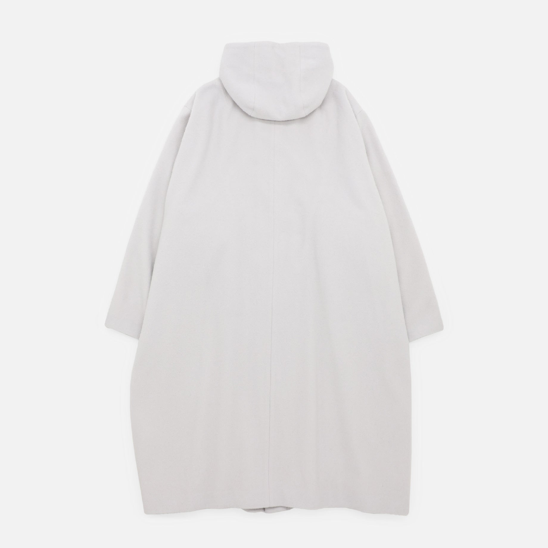 NAPPING MELTON HOODED COAT(L.GRAY)