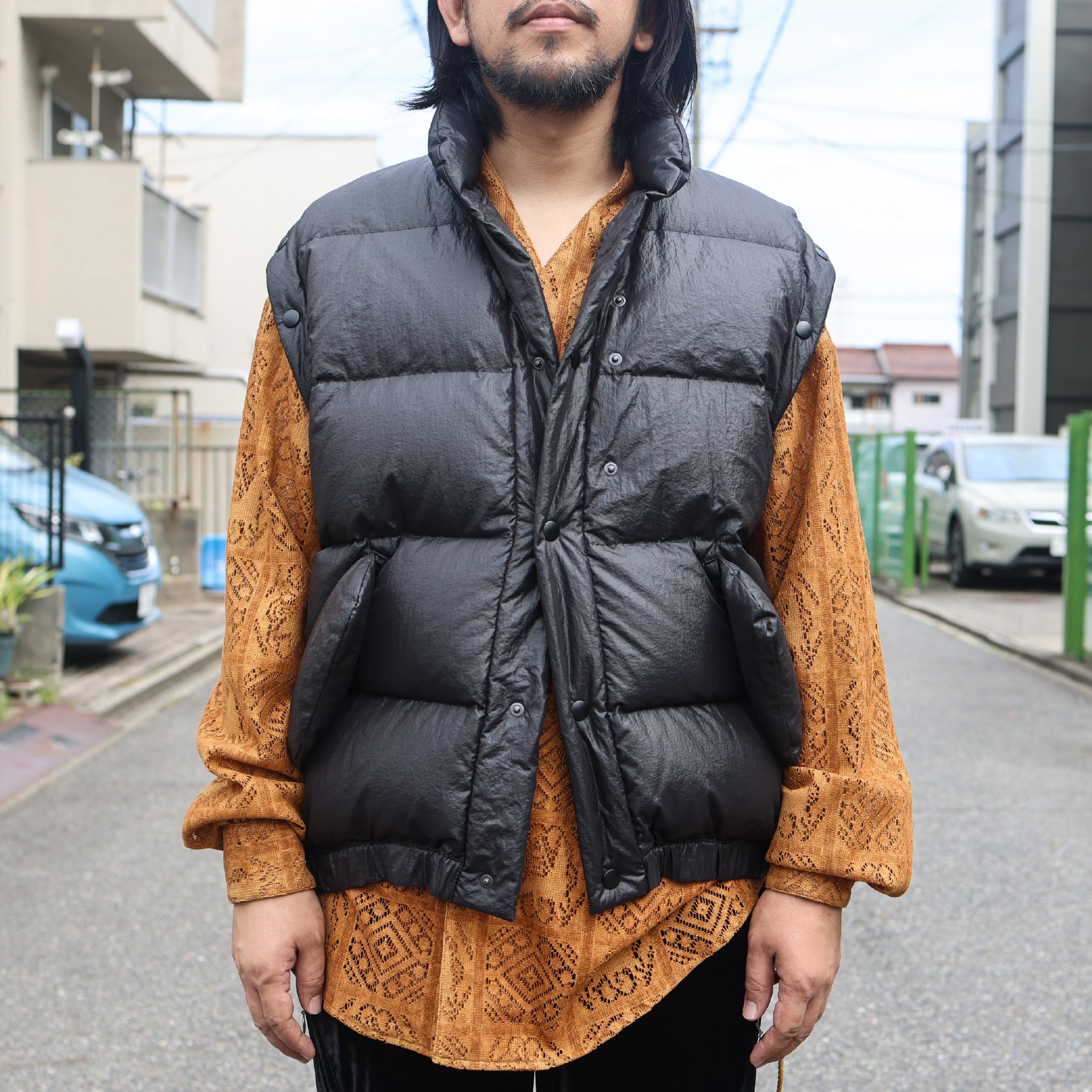 BACK TO THE DOWN JACKET(BLACK)