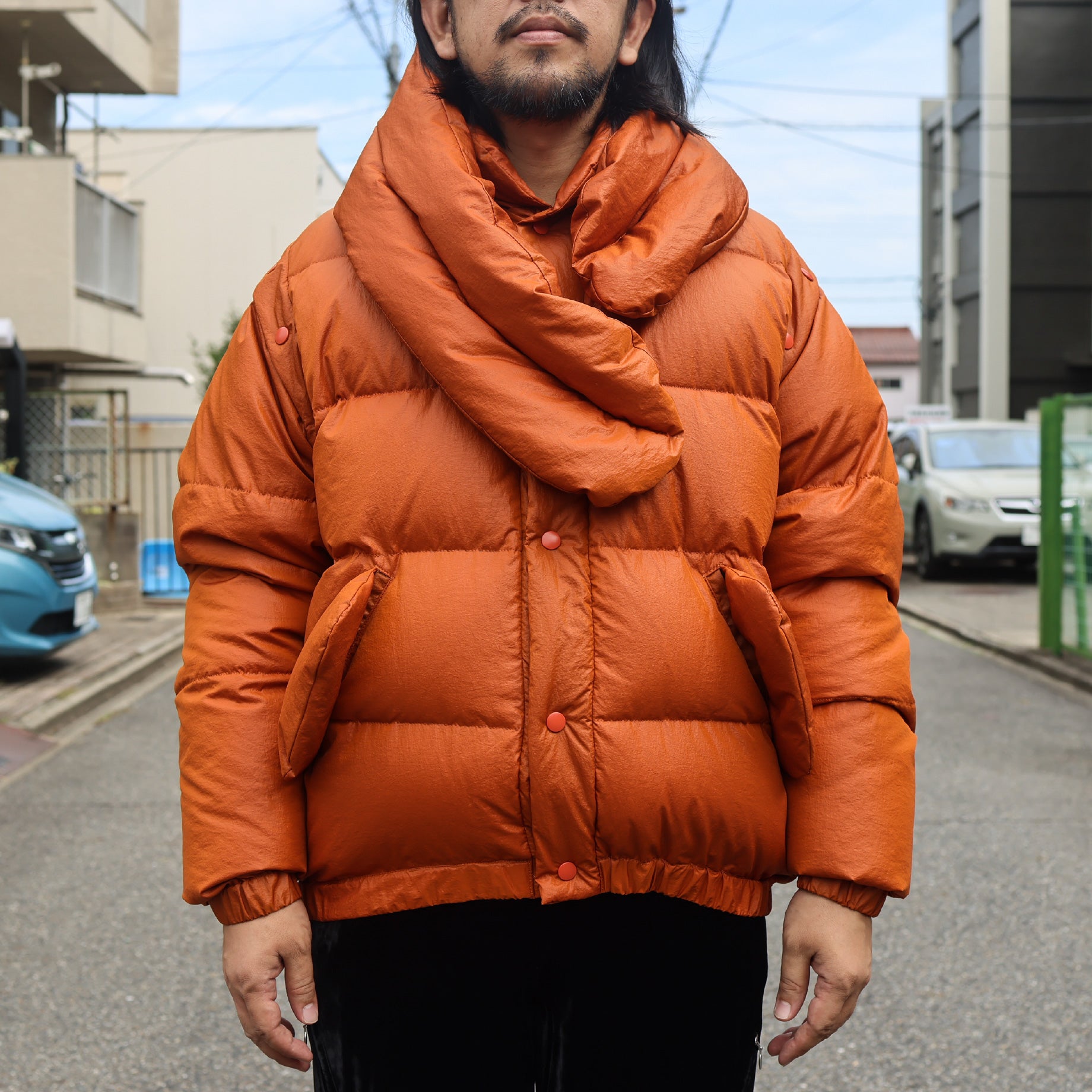 BACK TO THE DOWN JACKET(ORANGE)